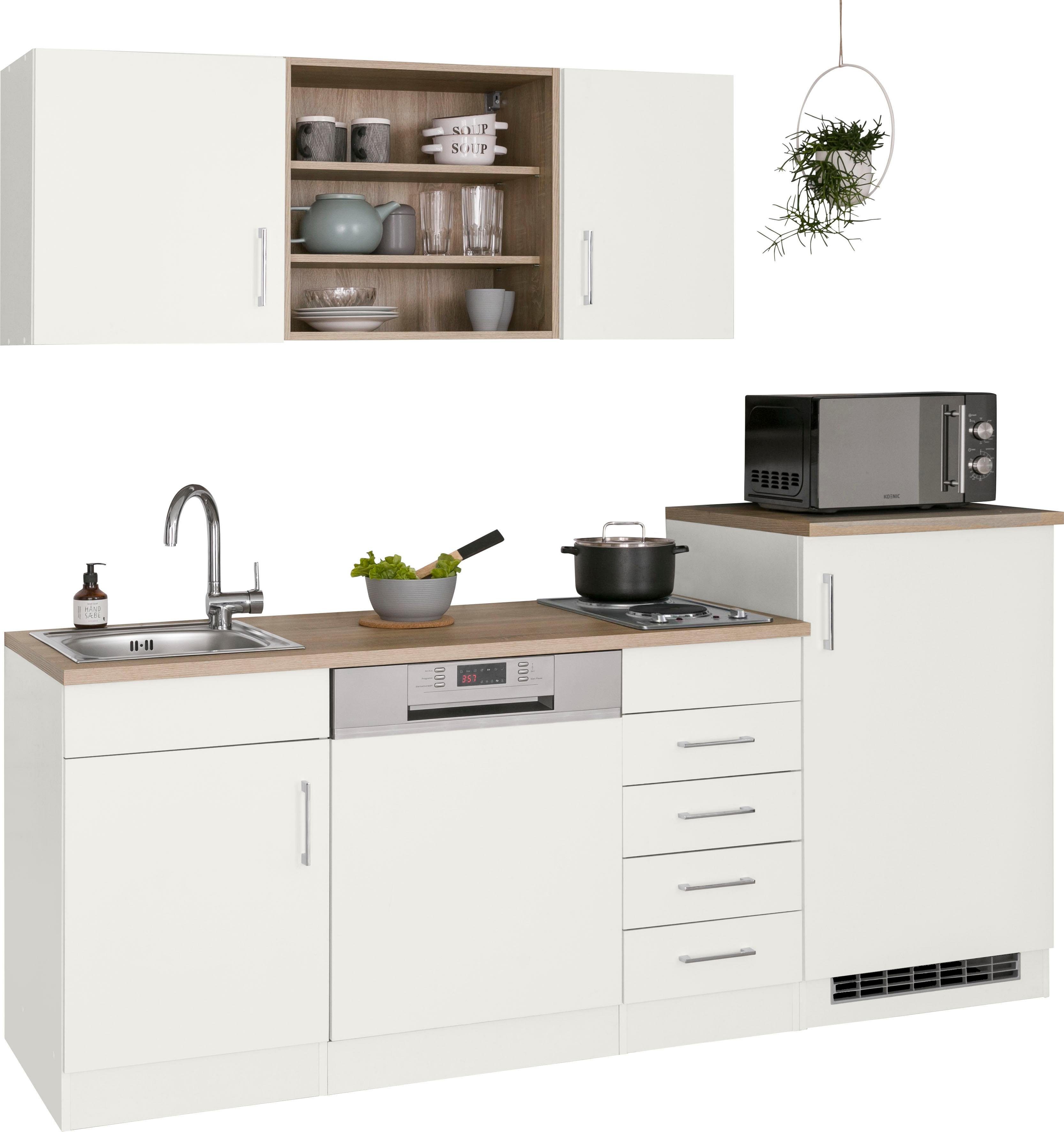 KOCHSTATION Küche KS-Mali, Breite 210 cm, günstig online kaufen