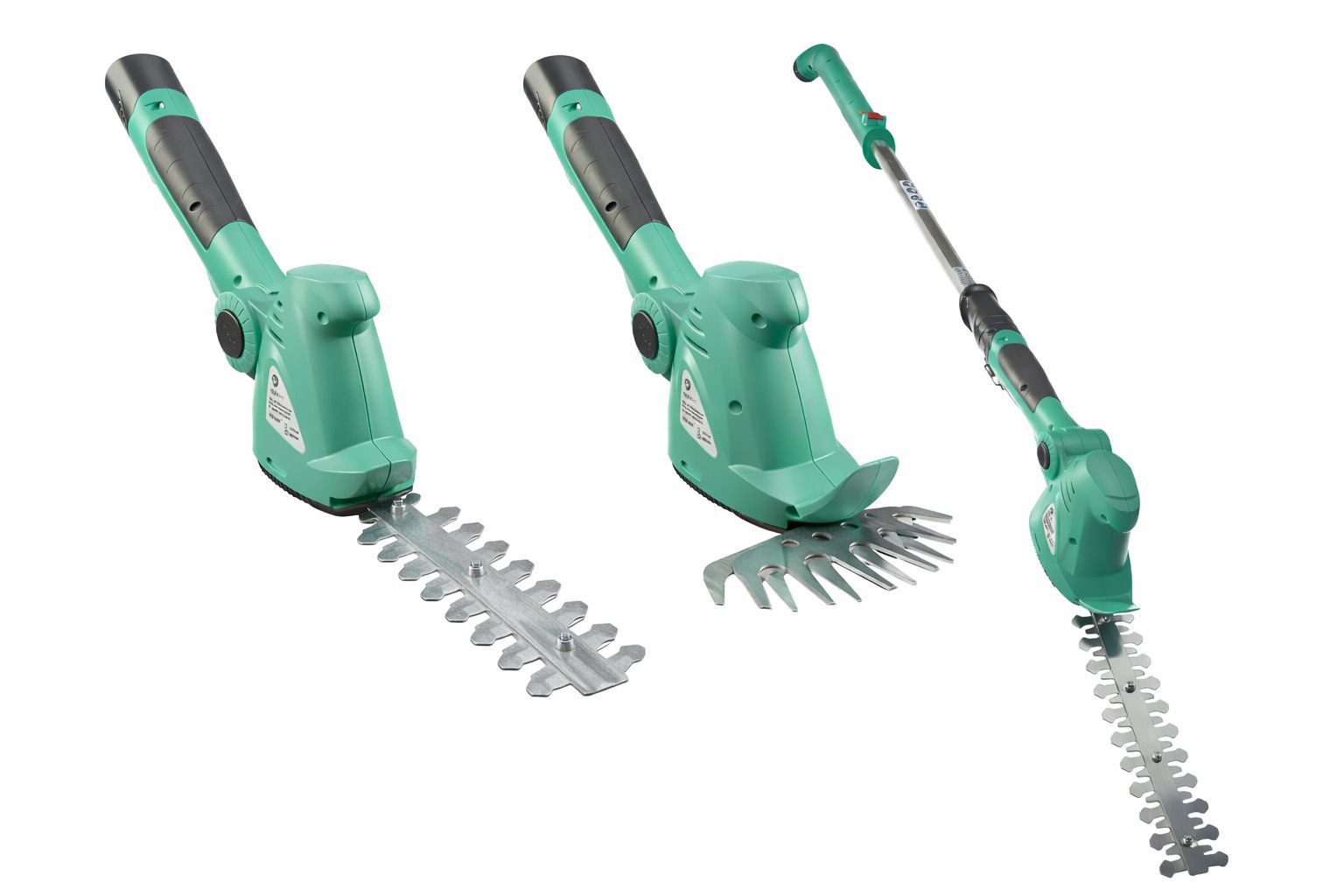 Westfalia Akku-Gras- und Strauchscherenset Gartenpflege-Set 4in1