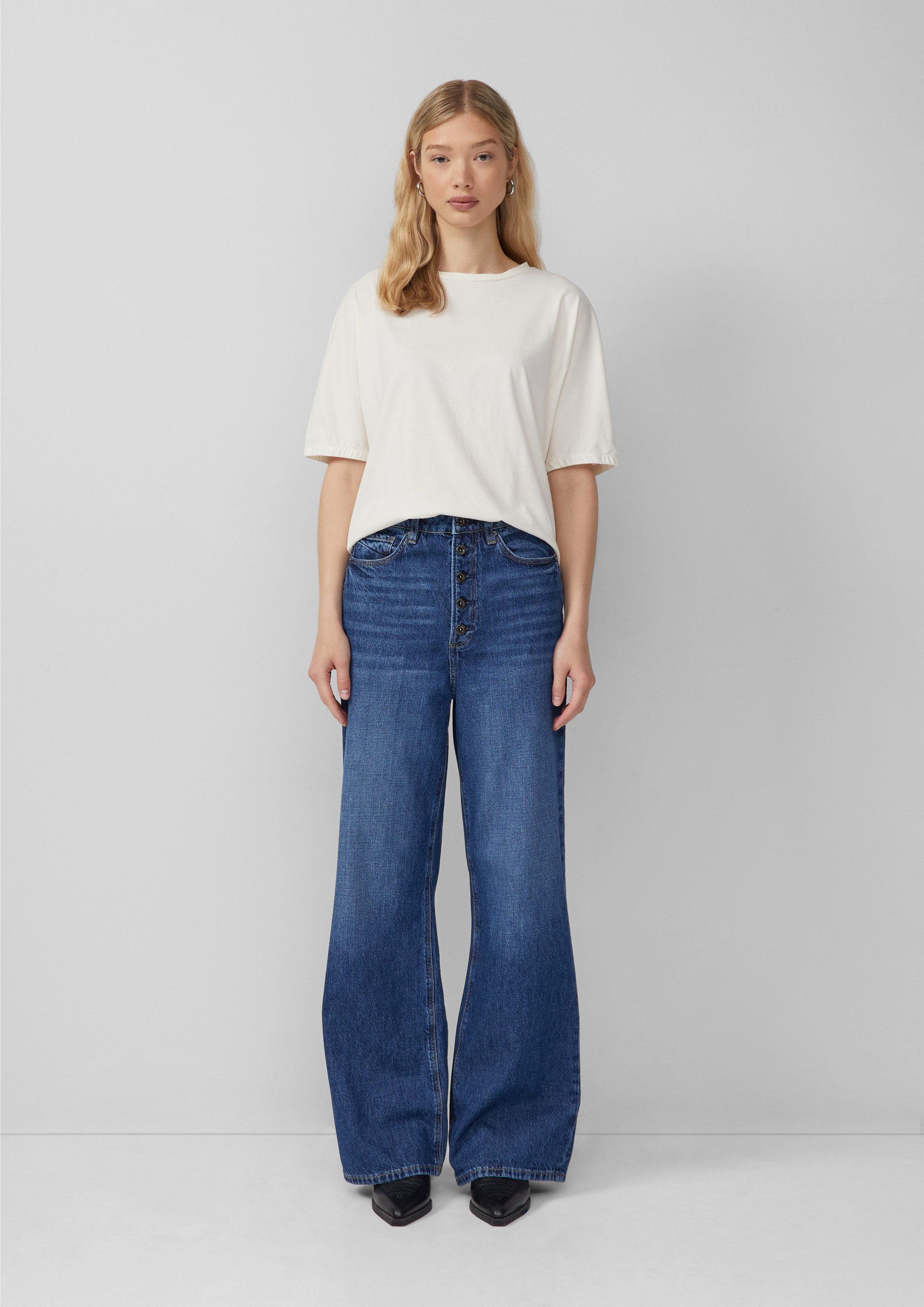 QS Weite Jeans Jeans-Hose CATIE (1-tlg) günstig online kaufen