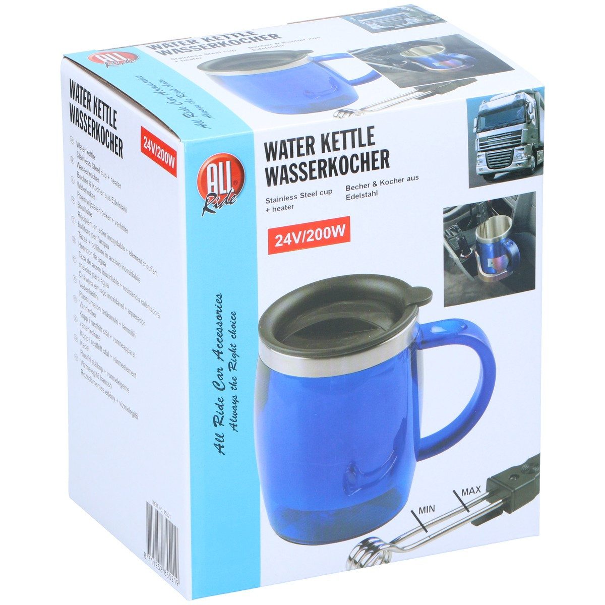 All Ride Wasserkocher All Ride Thermobecher 24 V 350ml