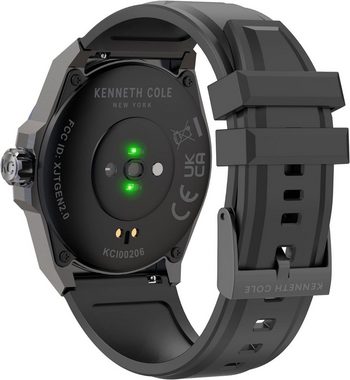 BRIBEJAT IP68 wasserdicht Männer's Smartwatch (1,32 Zoll, Android / iOS), Mit Fitness- und Aktivitätstracker, Schrittzähler & Herzfrequenzmesser