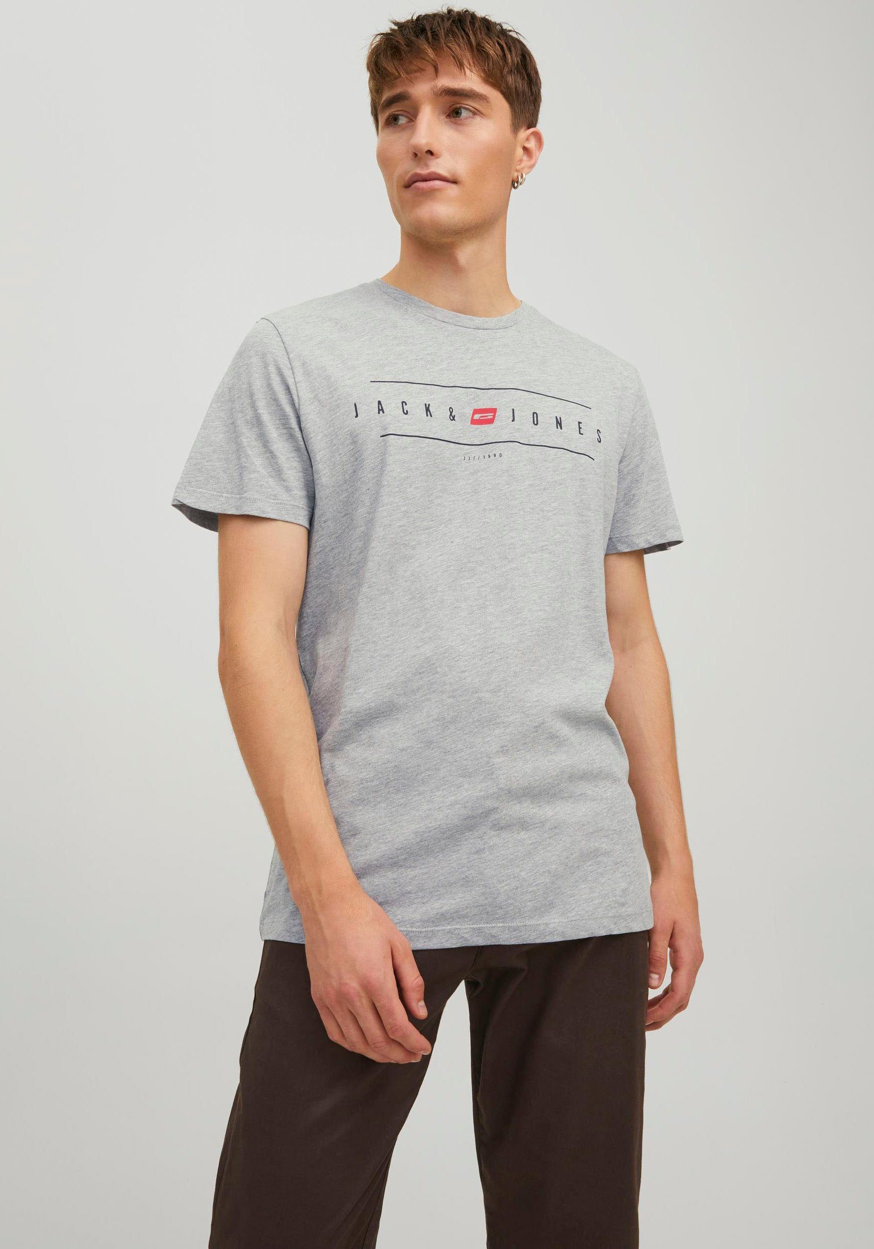 Jack & Jones Kurzarmshirt JJFLAG TEE SS CREW NECK