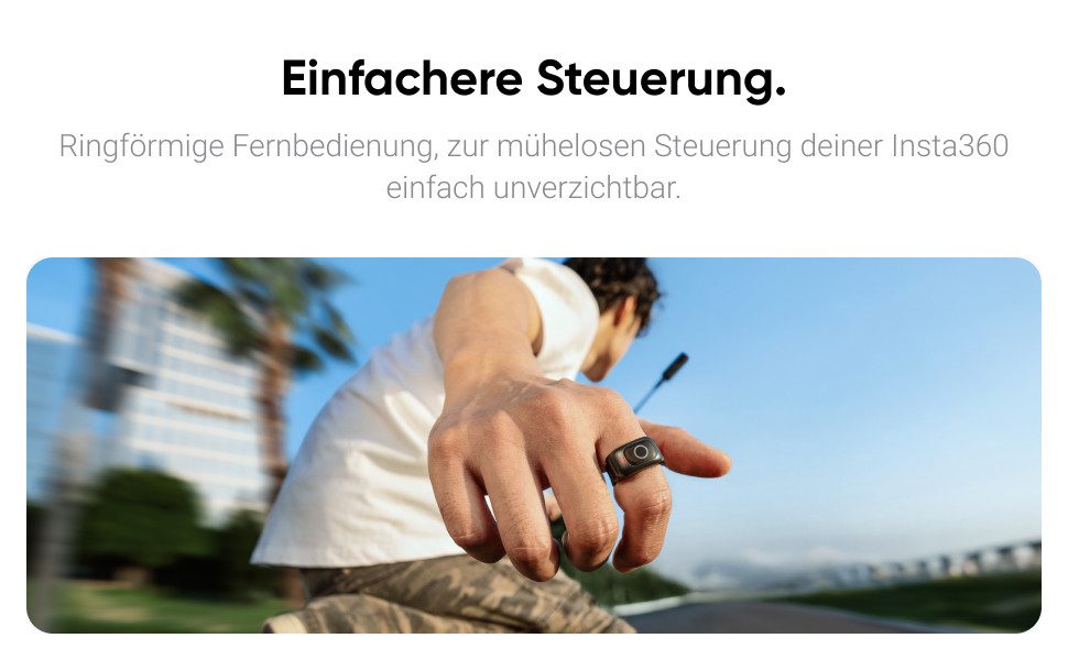 Insta360 Insta360 Ring-Fernbedienung Actioncam Zubehör