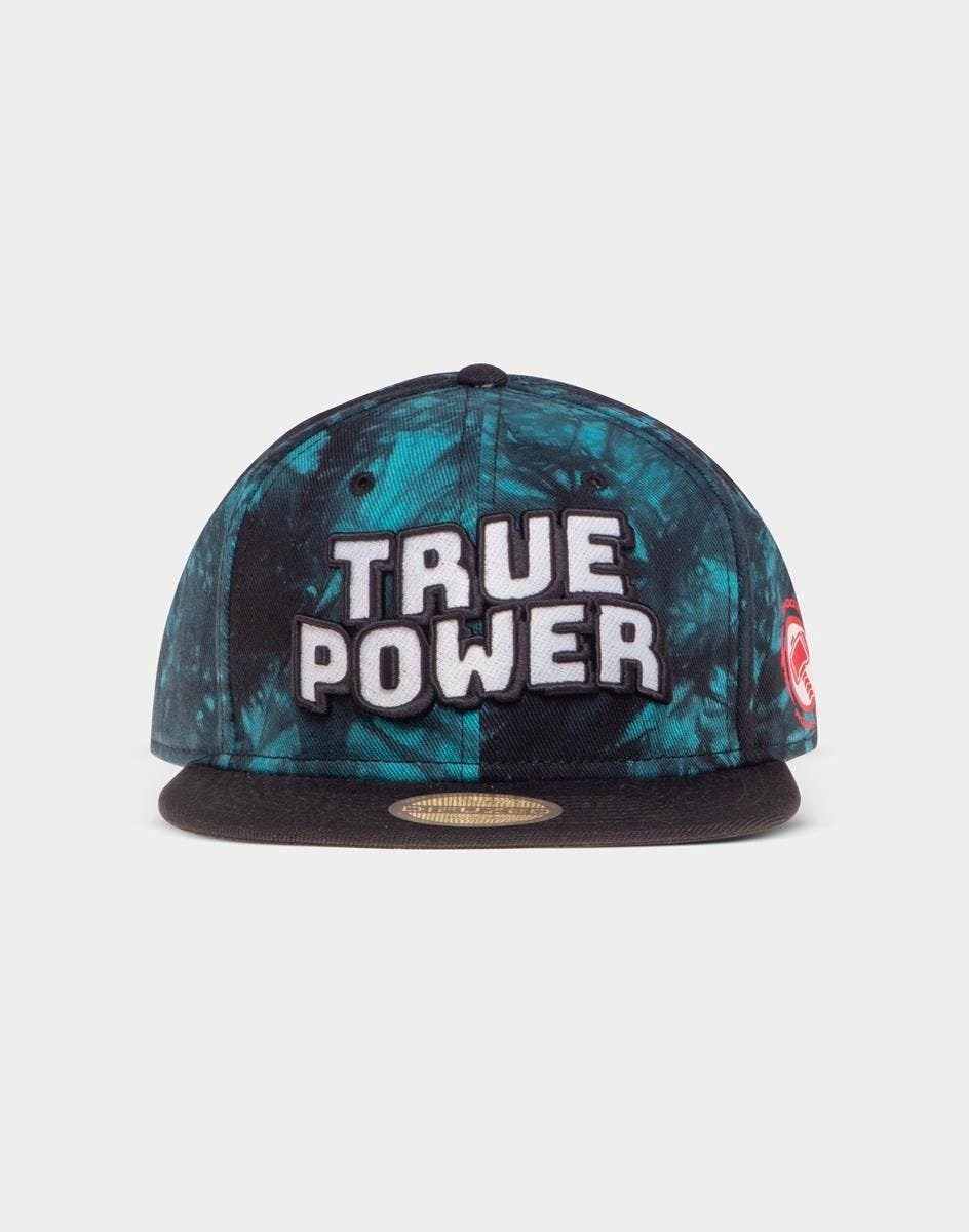 DIFUZED Baseball Cap Marvel True Power Snapback in Blue Neu Top