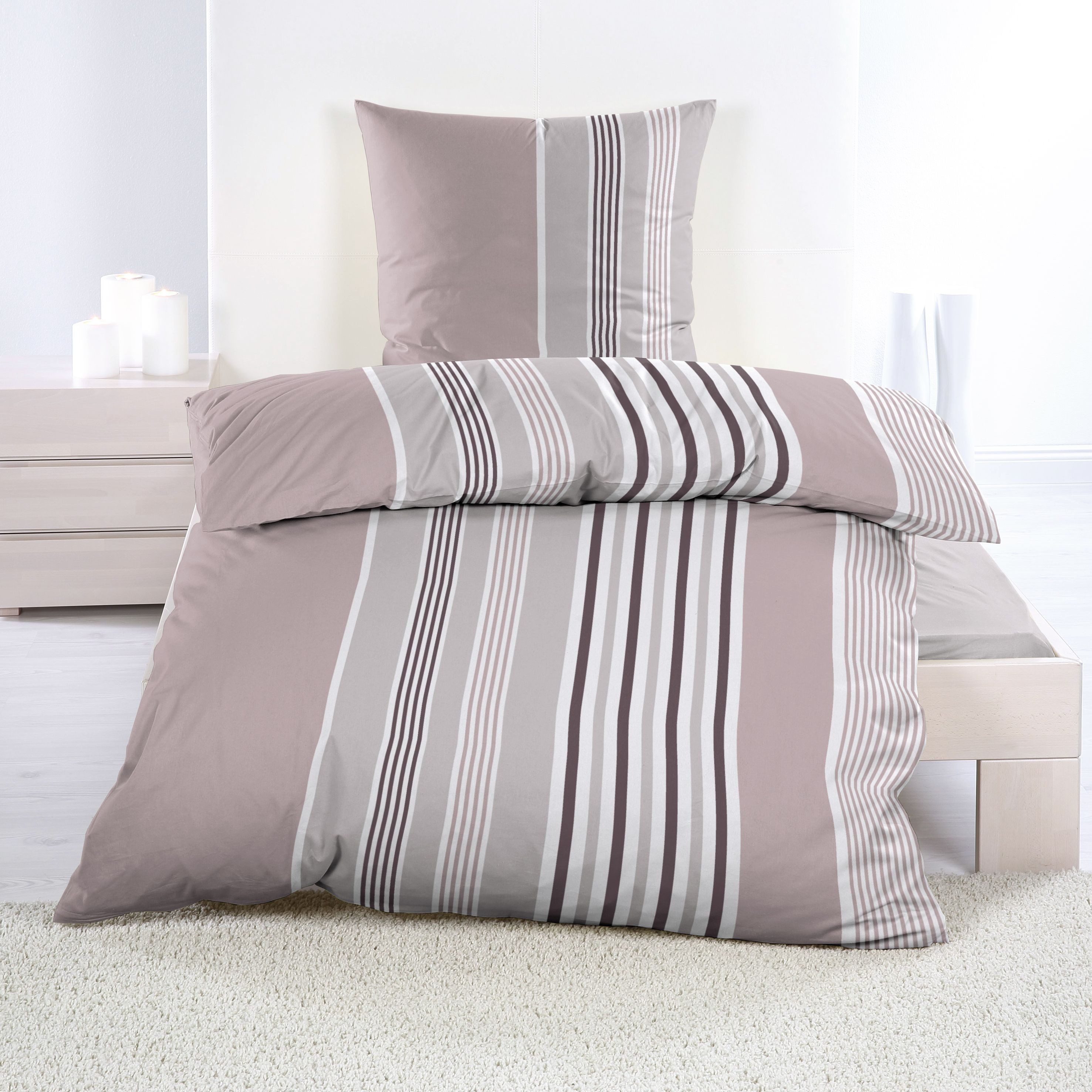 Casa Colori Bettwäsche Biber 135x200 cm günstig online kaufen
