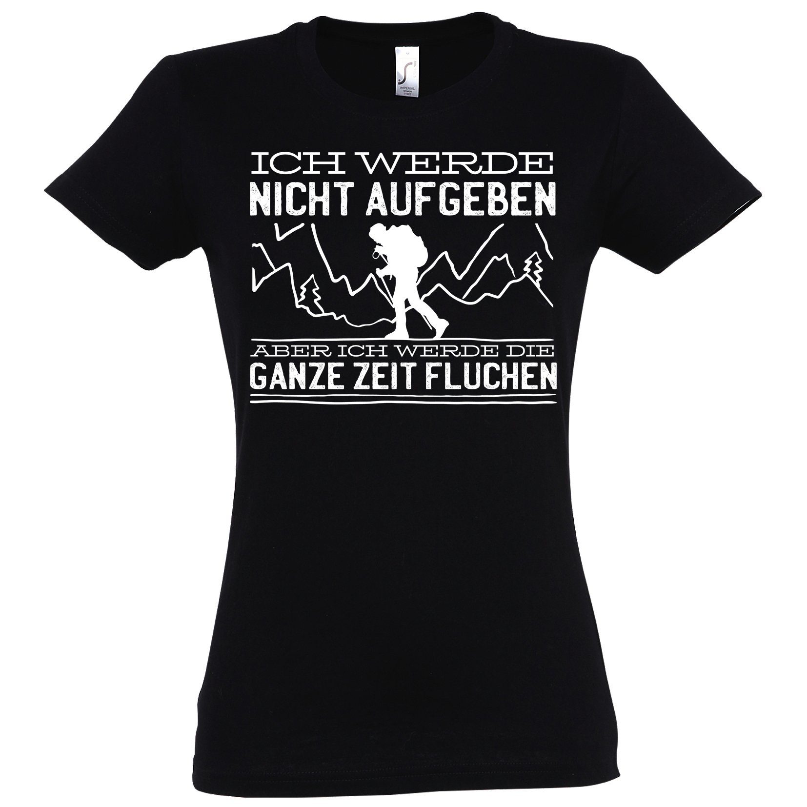 Youth Designz T-Shirt Nicht Aufgeben Wandern Damen T-Shirt mit trendigem Fr günstig online kaufen