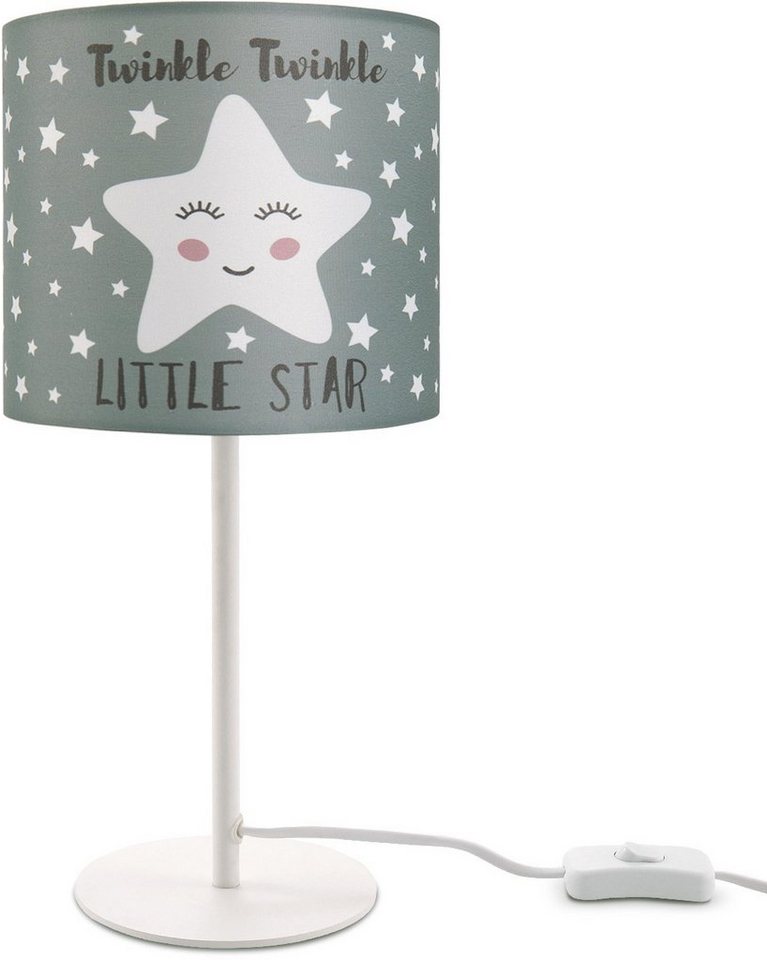 Paco Home Tischleuchte Aleyna 105, ohne Leuchtmittel, Kinderlampe LED  Kinderzimmer Lampe Sternen-Motiv, Tischleuchte E14