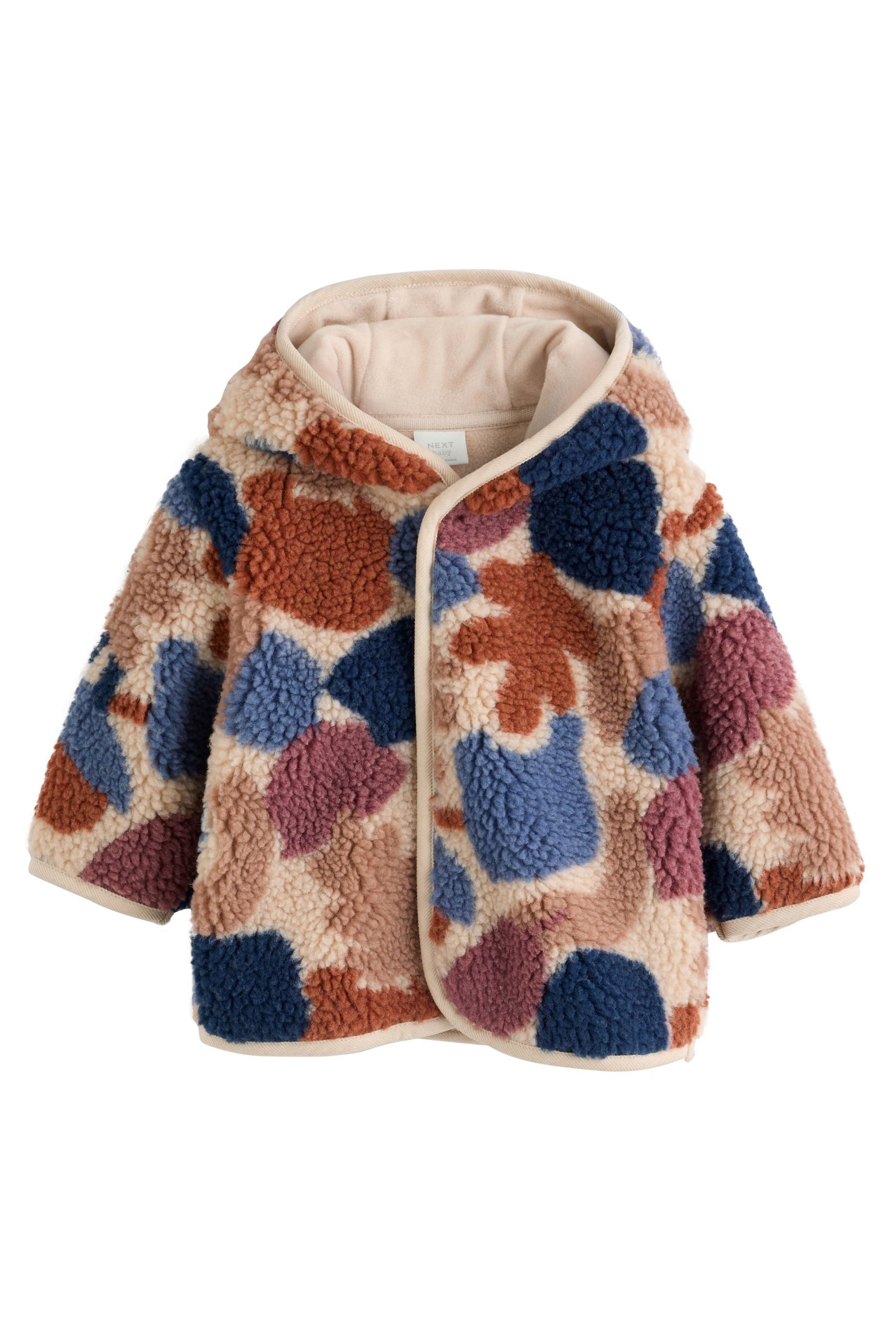 Next Strickjacke Baby Borg-Jacke mit Kapuze (1-tlg) – Bild 5 von 5