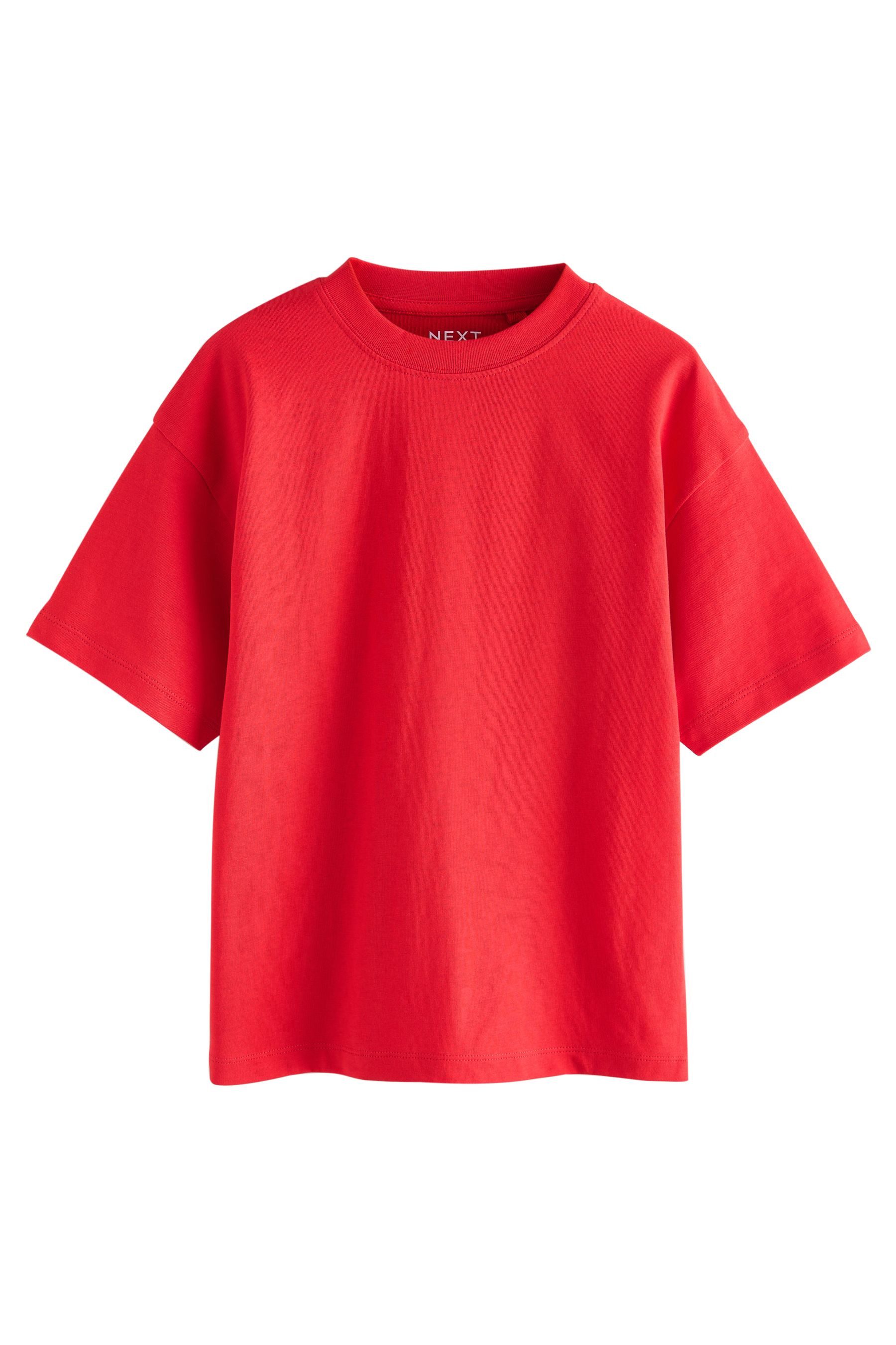 Next T-Shirt Relaxed Fit T-Shirt aus 100 % Baumwolle (1-tlg)