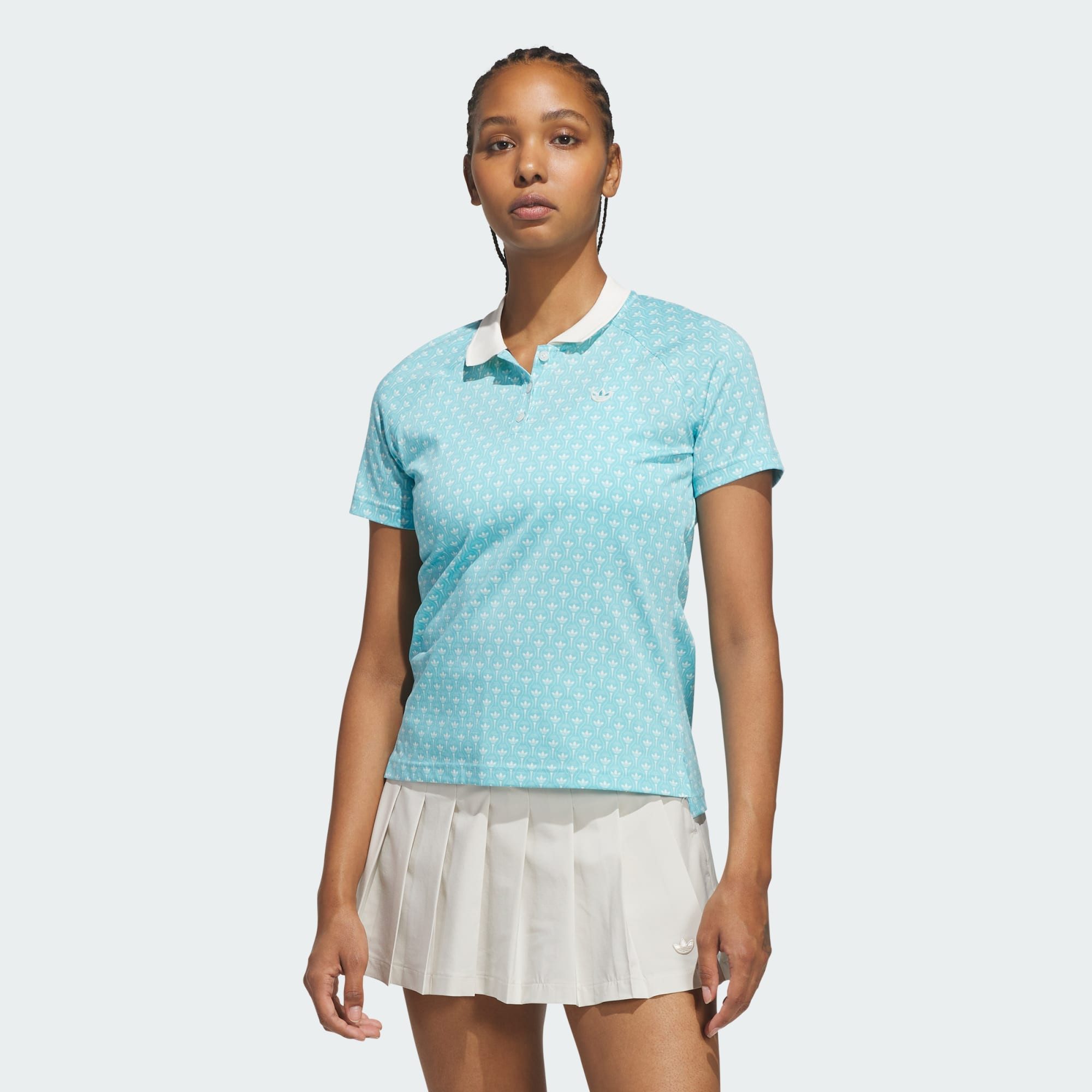 adidas Performance Poloshirt ORIGINALS ALL OVER TREFOIL POLOSHIRT (1-tlg)