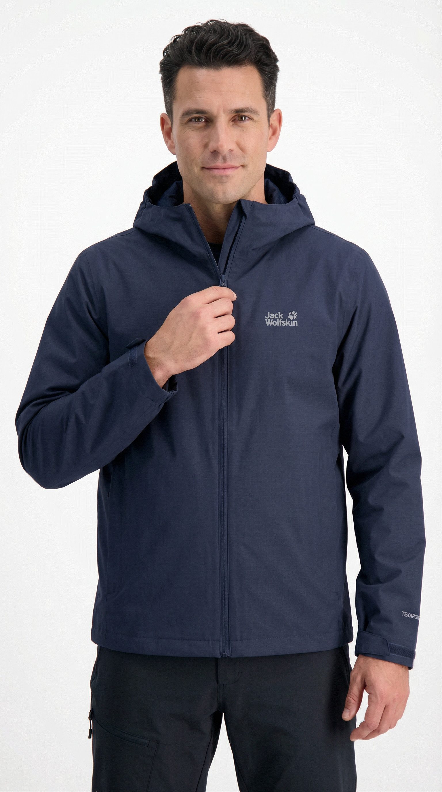 Jack Wolfskin Regenjacke OUTROVERT 2L JKT M wasserdicht, atmungsaktiv, Übergangsjacke
