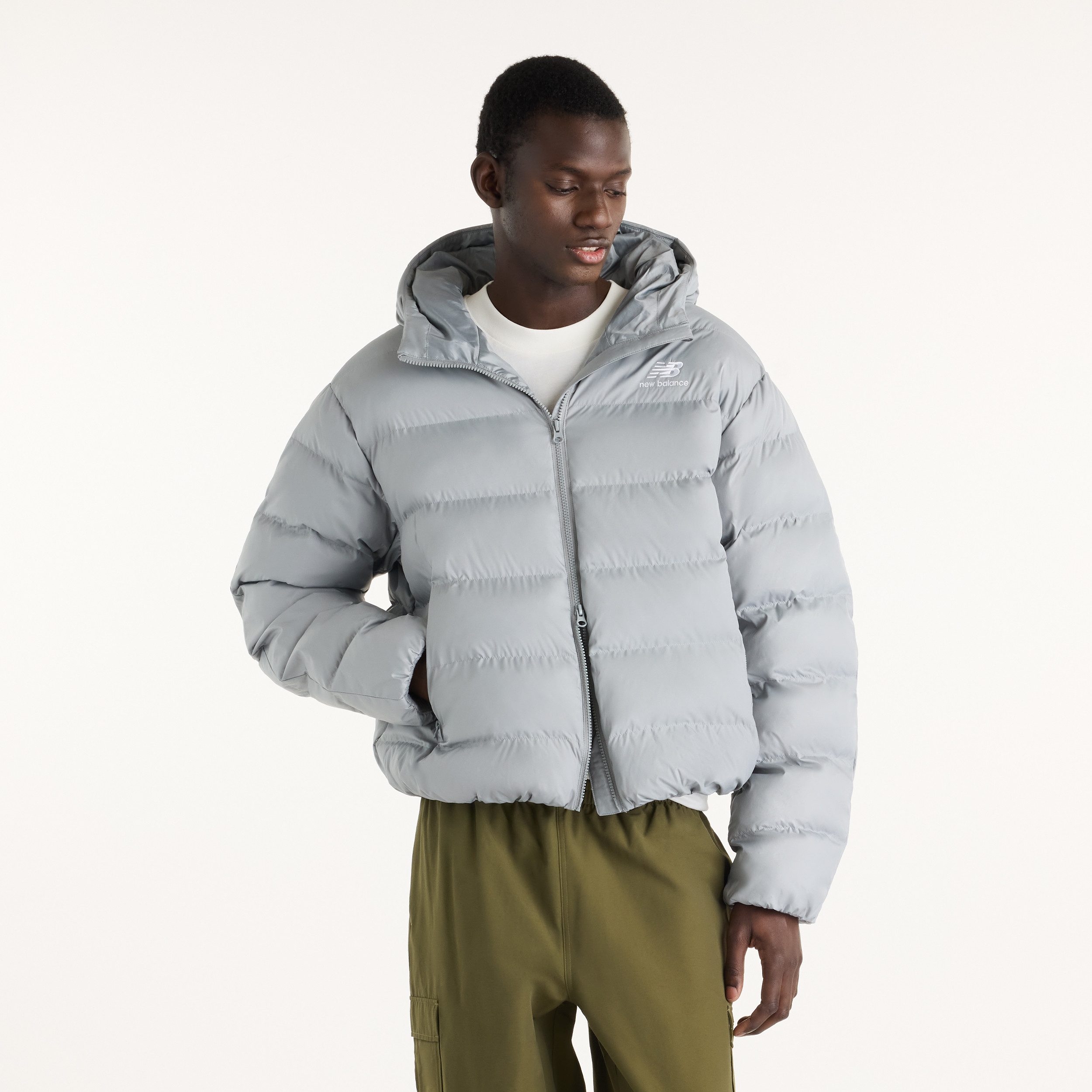 New Balance Steppjacke BOSTON PUFFER JACKET mit sportlichem Stil, leichtes Tragegefühl, auch in großen Größen