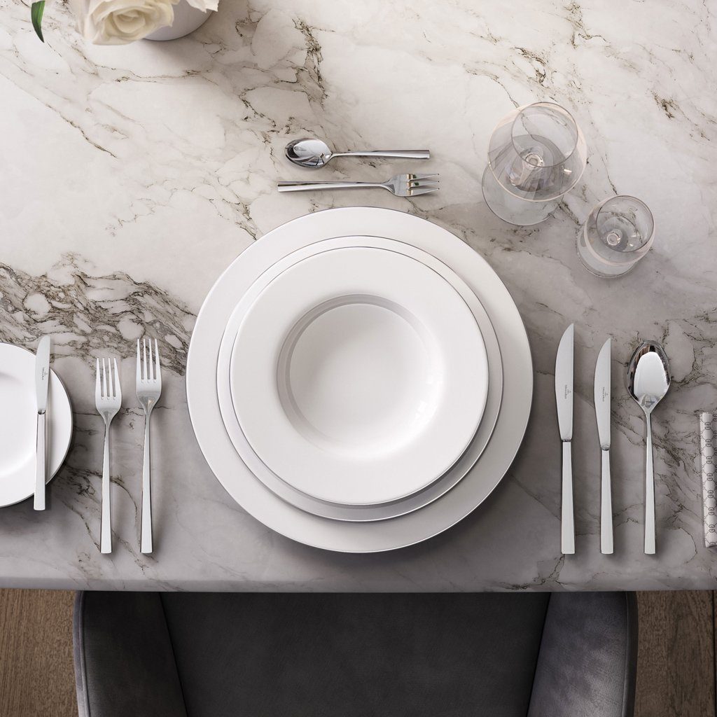 Villeroy & Boch Teelöffel Piemont Kaffeelöffel, 6 Stück (6 Stück), Edelstahl, 6 Stck, spülmaschinenfest