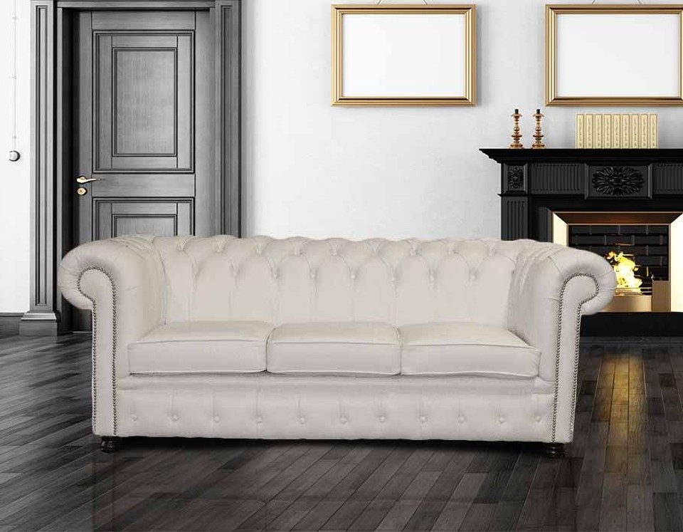 Xlmoebel Chesterfield-Sofa Sofa Couch Garnitur 3-Sitzer NAPOLI III Polsterung, Sofa 1 Teile, Made in Europa