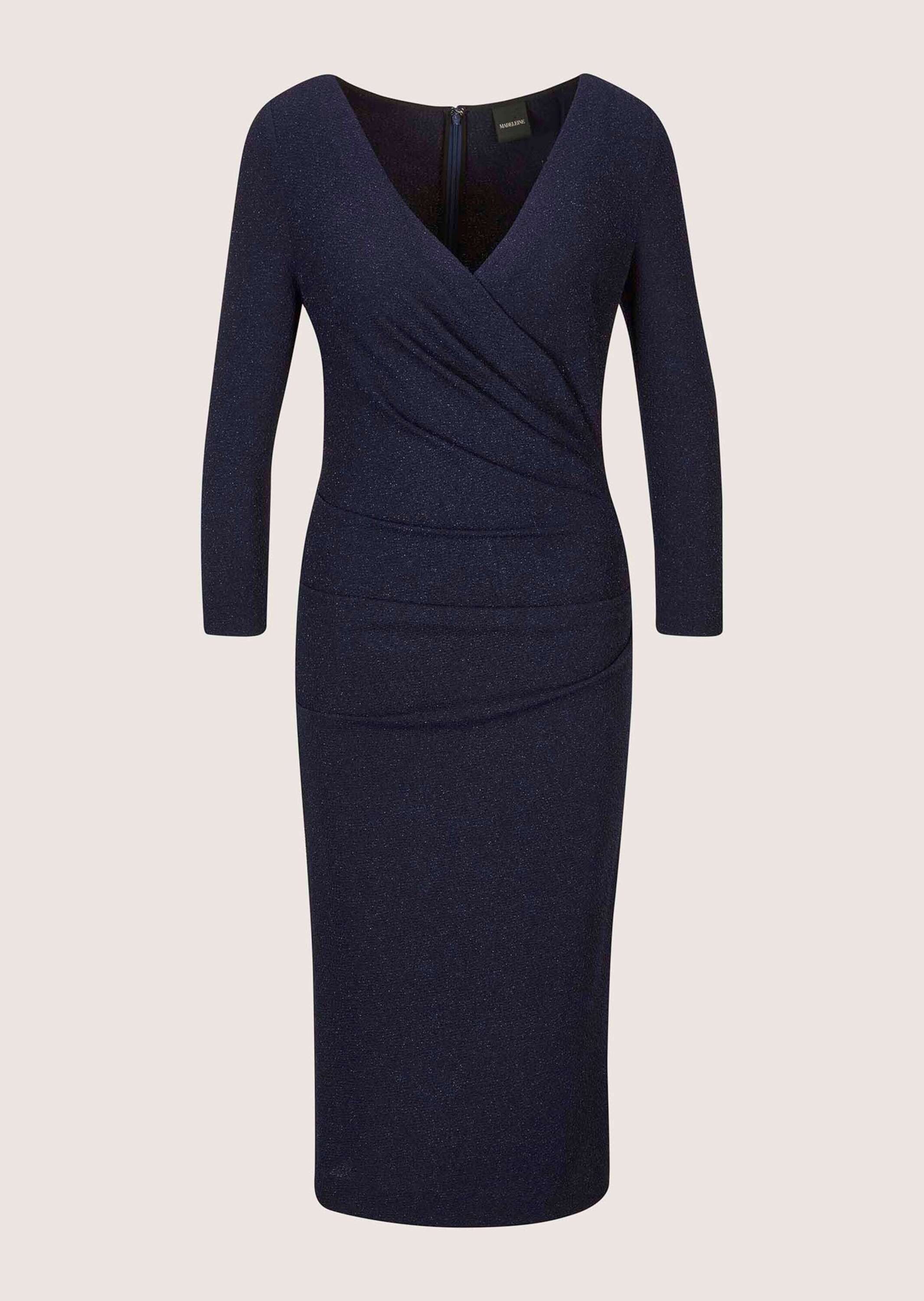 Etuikleid Stretchkleid in Wickeloptik