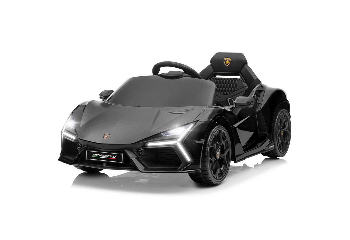 LALAHO Elektro-Kinderauto Kinder Elektroauto 12V 2.4GHz Fernbedienung, 12V 4.5Ah, 2.4GHz Fernbedienung, drei Geschwindigkeitsstufen