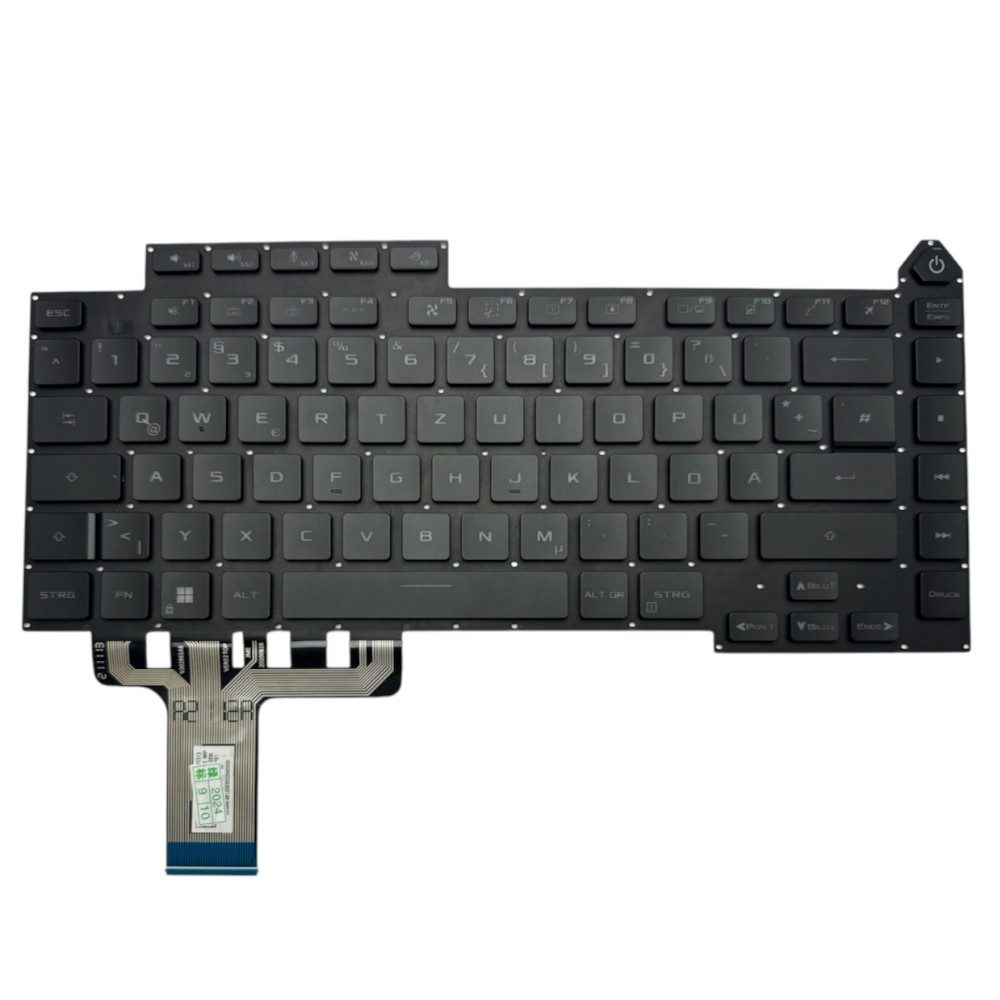 Trade-Shop Ersatzteil passend für ROG Strix 5R G513 G513Q G513QY G513QM G513RC Tastatur (mit Hintergrundbeleuchtung (Per-Key RGB) / Tastenbelegung: QWERTZ (DE)