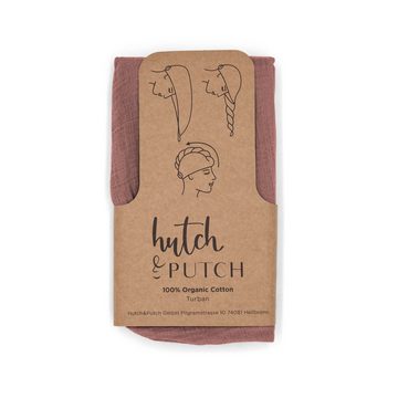 hutch&putch Turban-Handtuch Musselin-Turban, für langes und kurzes Haar geeignet