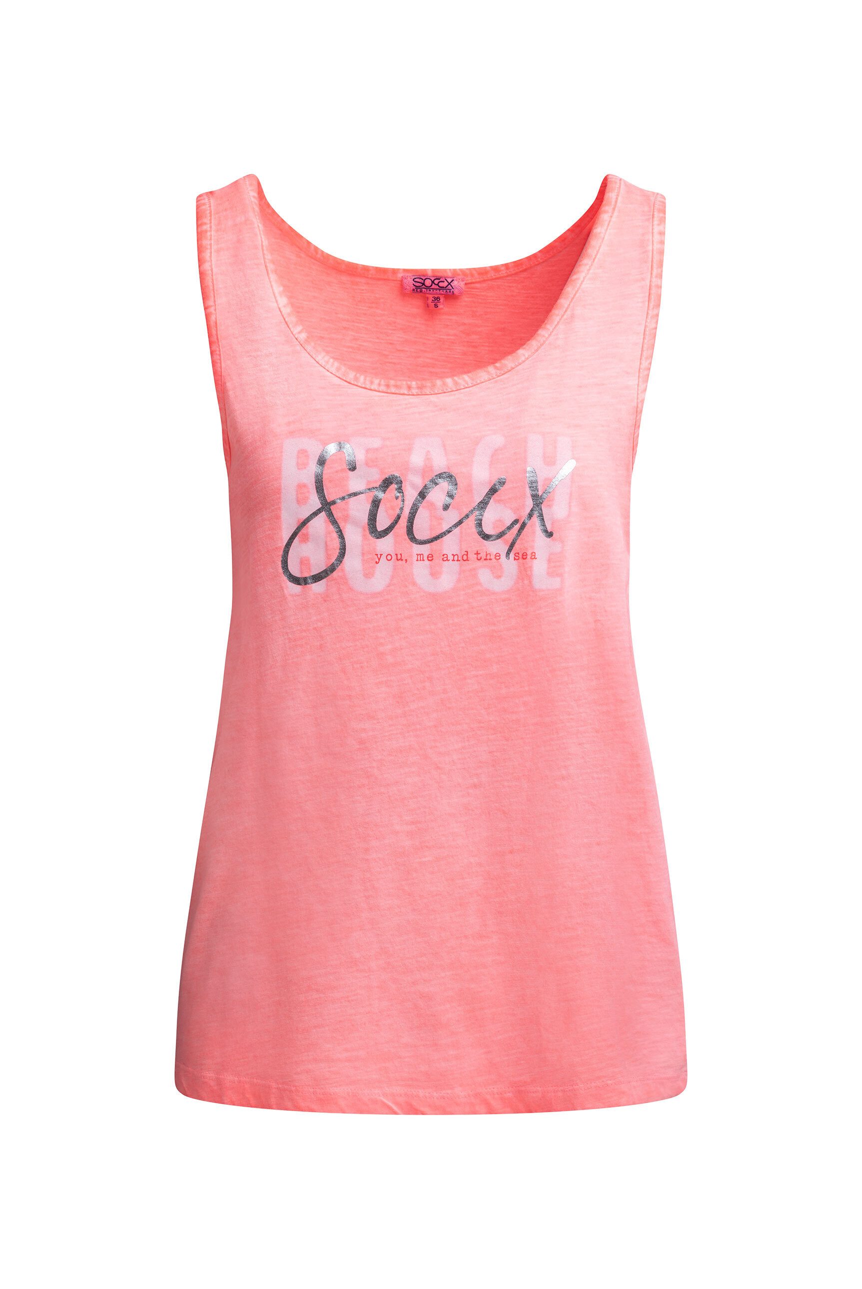 SOCCX Tanktop aus Baumwolle