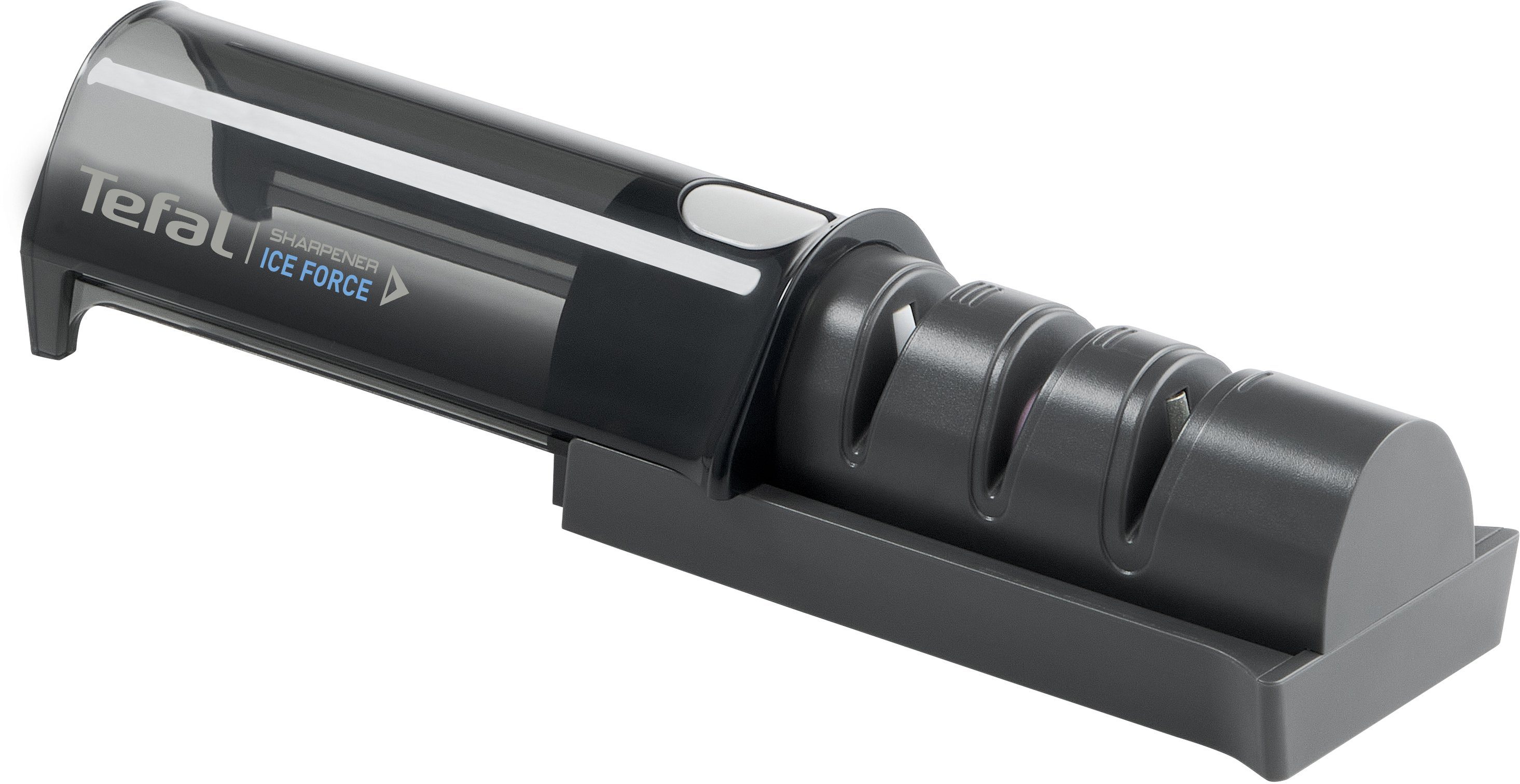 Tefal Messerschärfer Ice Force, Schleifprozess(3Phasen), hochwertige japanische Keramikschleifscheibe