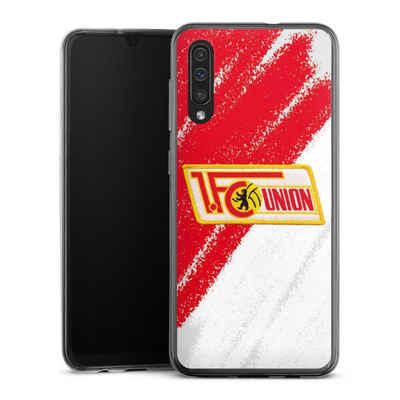 DeinDesign Handyhülle Offizielles Lizenzprodukt 1. FC Union Berlin Logo, Samsung Galaxy A50 Silikon Hülle Bumper Case Handy Schutzhülle