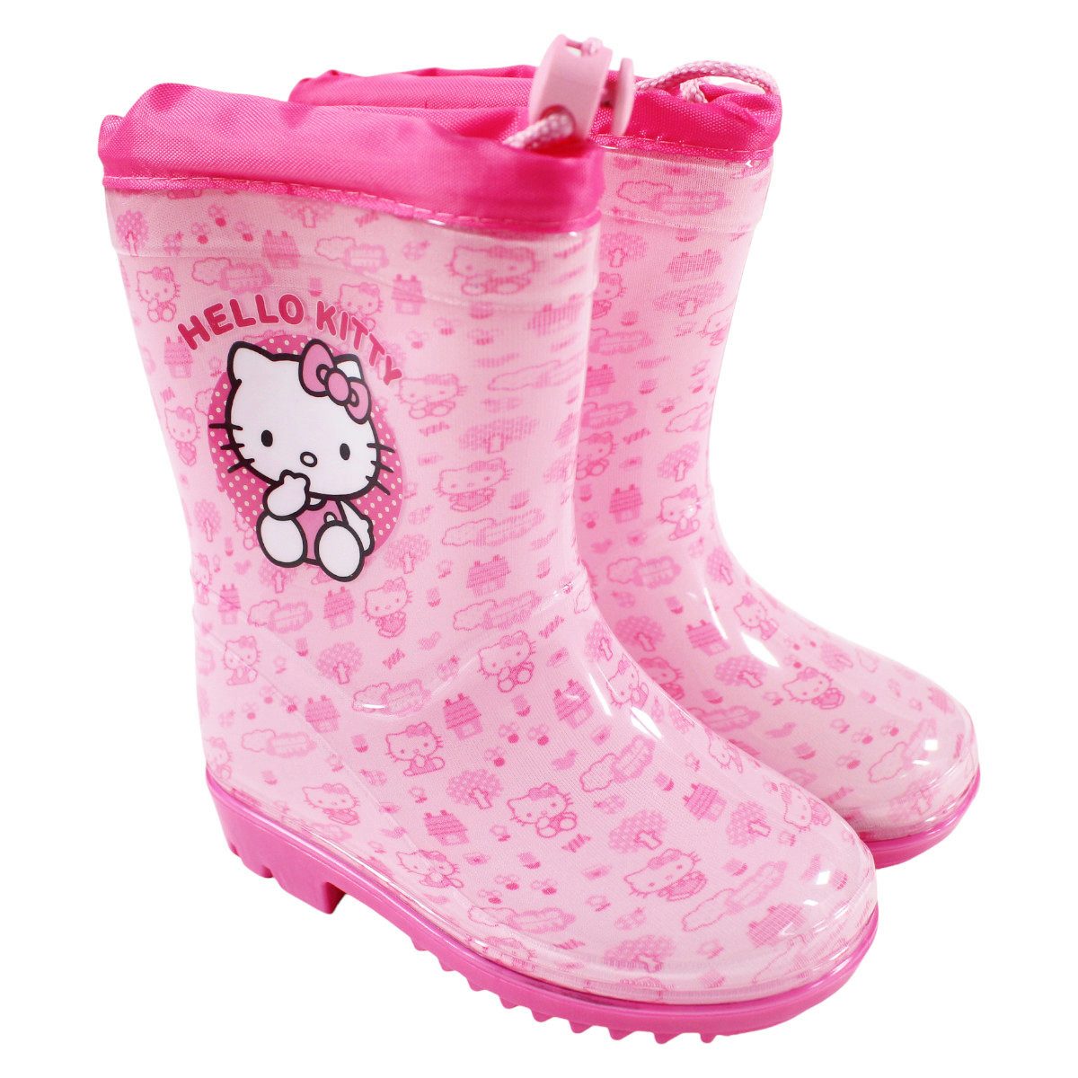 Hello Kitty Hello Kitty Kinder Mädchen Stiefel Gummistiefel Regenstiefel Stiefel