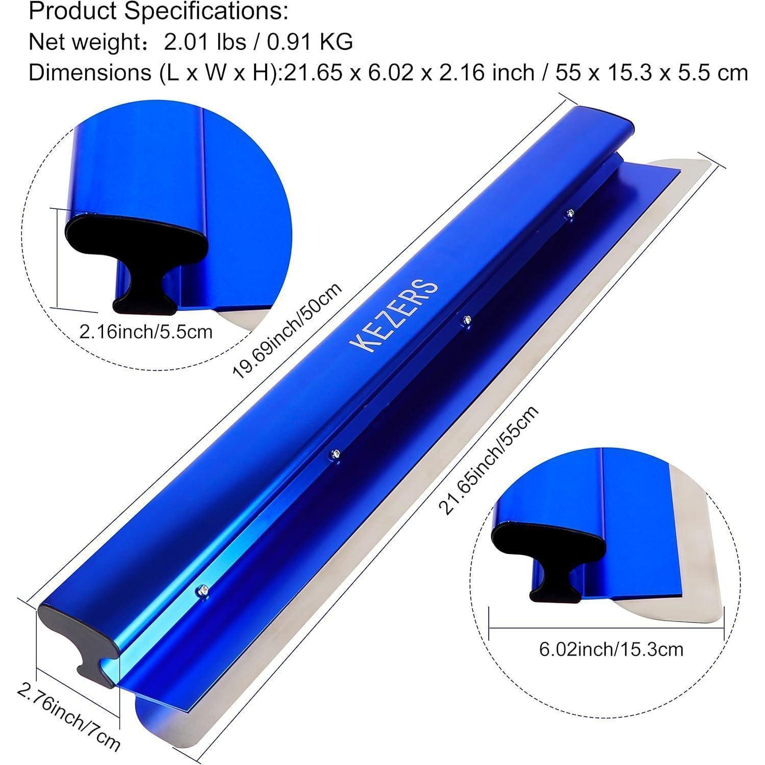 LuxusKollektion Flächenspachtel Flächenspachtel 55cm Edelstahlklinge Handgriff SK55