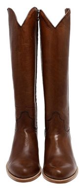 Sendra Boots DEBORA 17384 Braun Stiefel Rahmengenähter Damen Lederstiefel