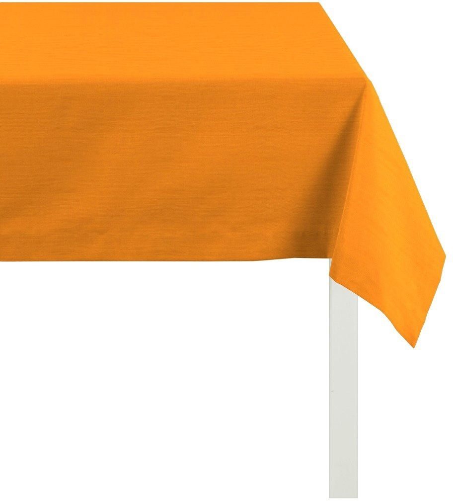 APELT Tischdecke 4362 Rips - orange (1-tlg) UNI