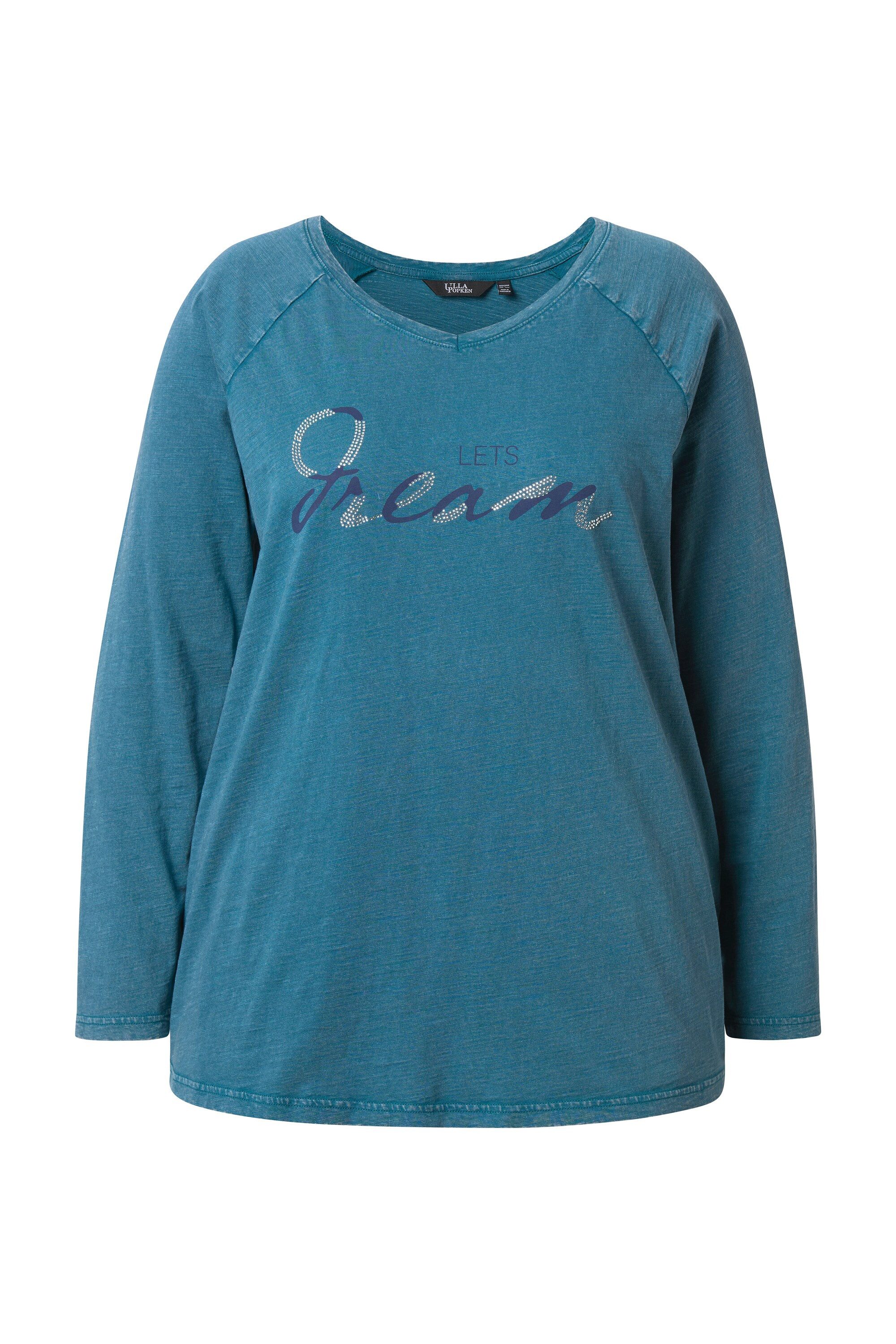 Ulla Popken T-Shirt Shirt Vintage-Look A-Linie günstig online kaufen