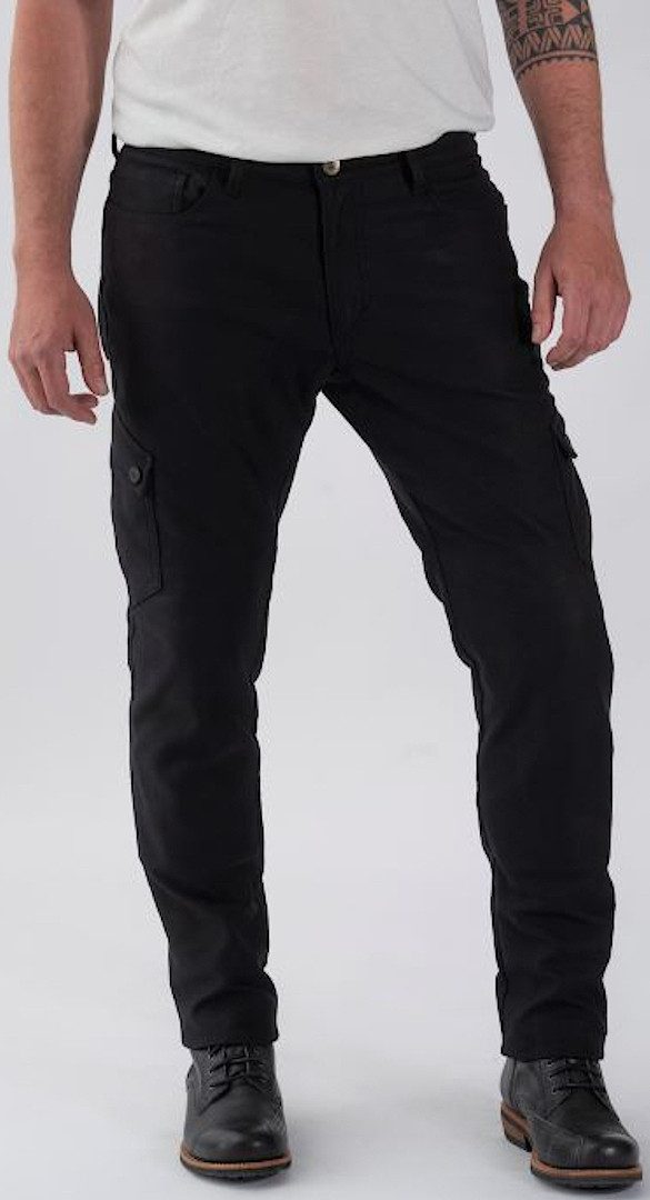 Rokker Motorradhose Black Jack Slim Motorrad Textilhose