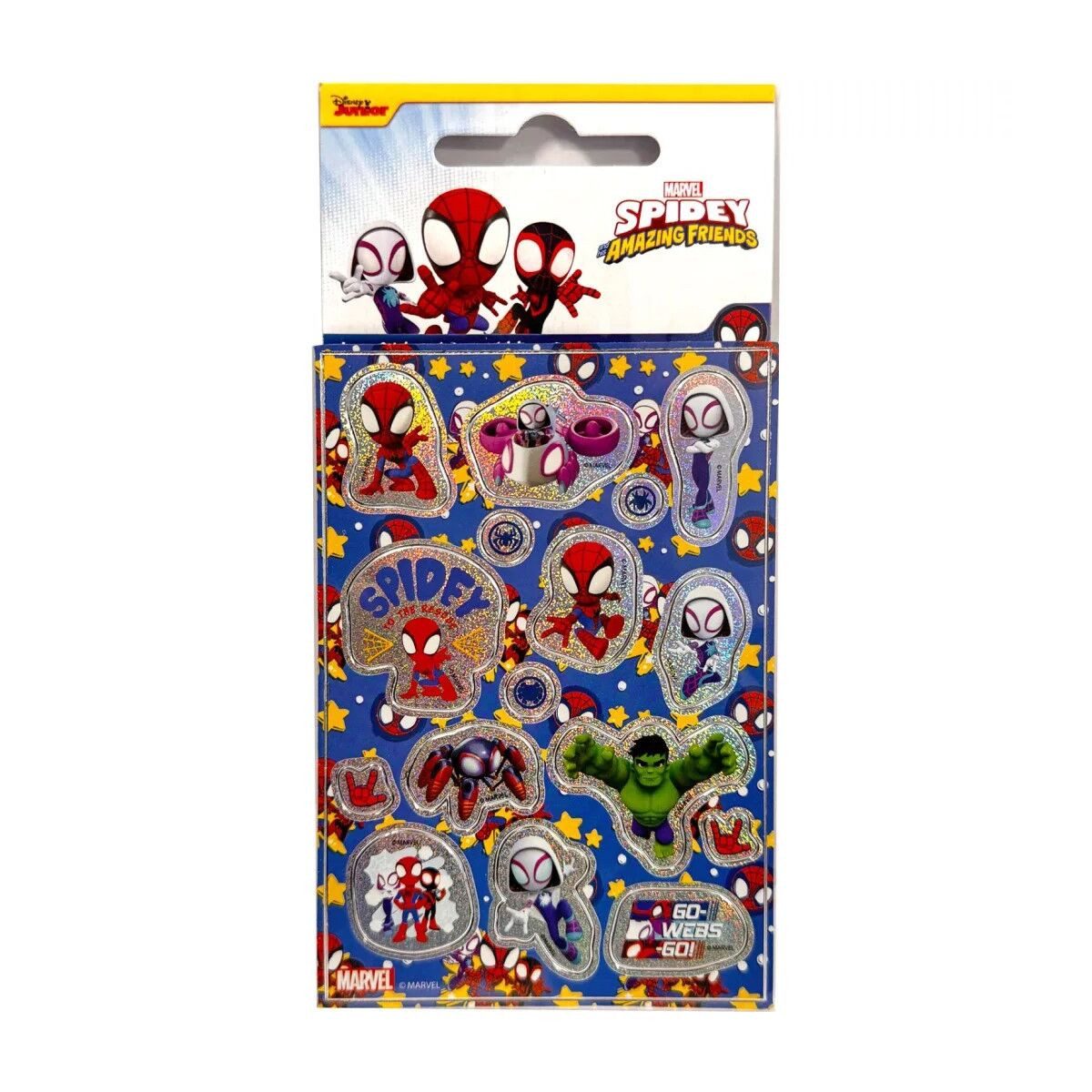 Spiderman Kreativset Spiderman Go Webs Hologramm-Aufkleberset