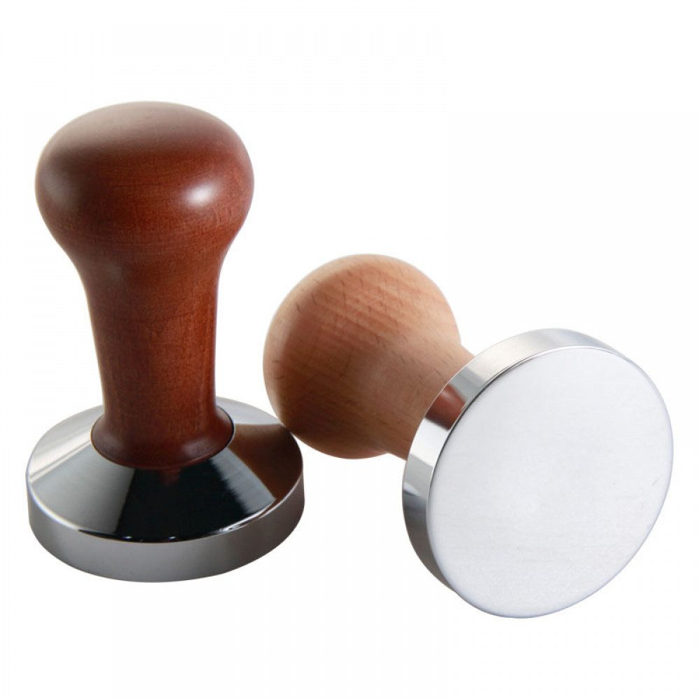 FELIXLEO Tamper Espresso-Tamper 51 mm Stempel aus Edelstahl mit Holzgriff