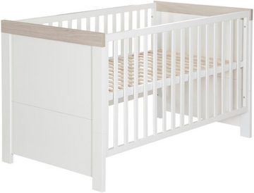 roba® Babyzimmer-Komplettset Lucy, (Set, 3-St., Gitterbett, Schrank, Wickelkommode), Made in Europe; mit Kinderbett, Schrank und Wickelkommode