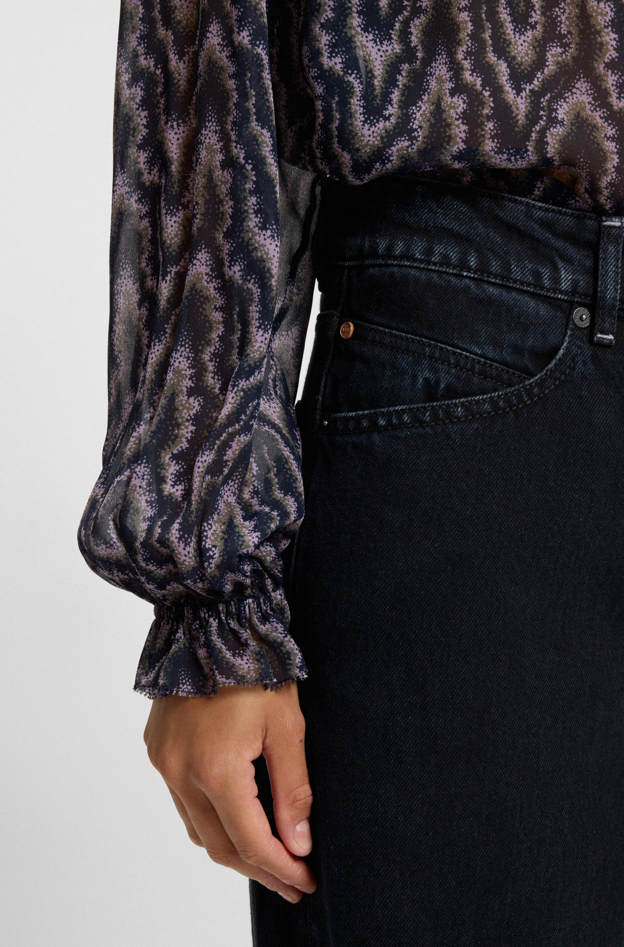 BOSS ORANGE High-waist-Jeans Marlene High Rise günstig online kaufen