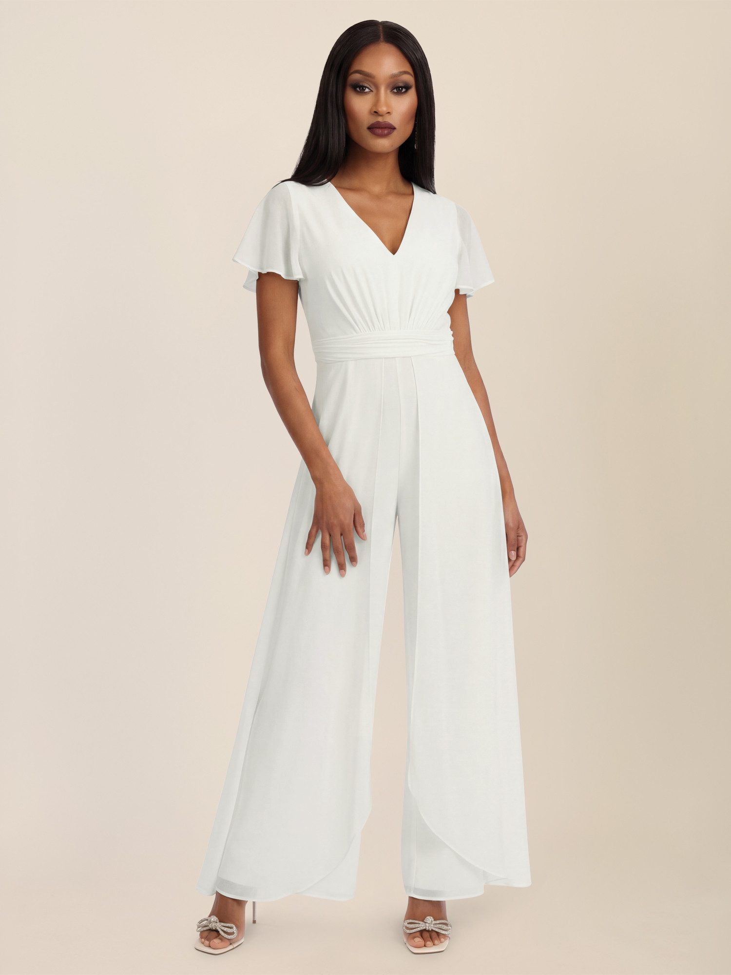 Apart Jumpsuit mit fließendem Beinverlauf