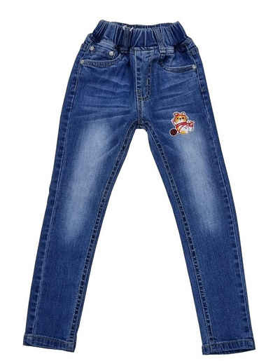 Girls Fashion Slim-fit-Jeans Mädchen Jeans Hose Stretch, M39P