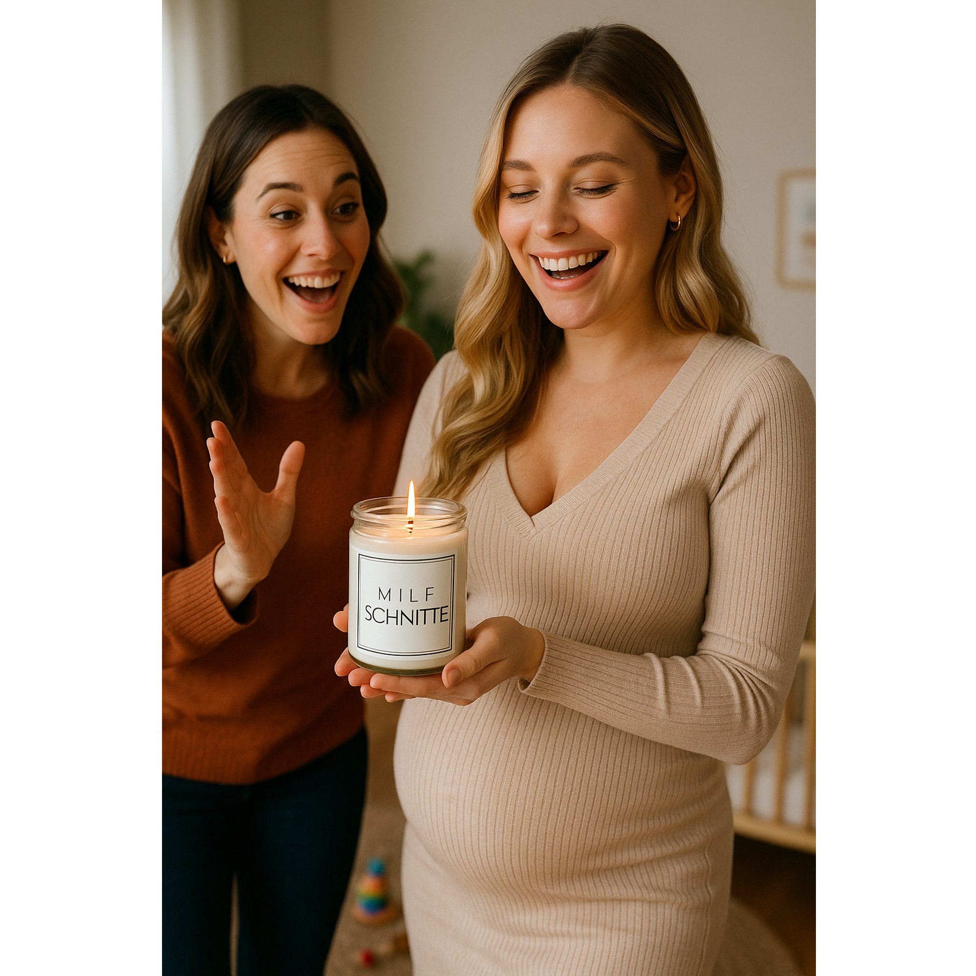 Deggelbam Geburtstagskerze Witzige Spruchkerze - Geschenkidee für Freunde & Familie (humorvolle Sprüche und Eyecatcher), Geschenk für Bruder, Schwester und Kollegen