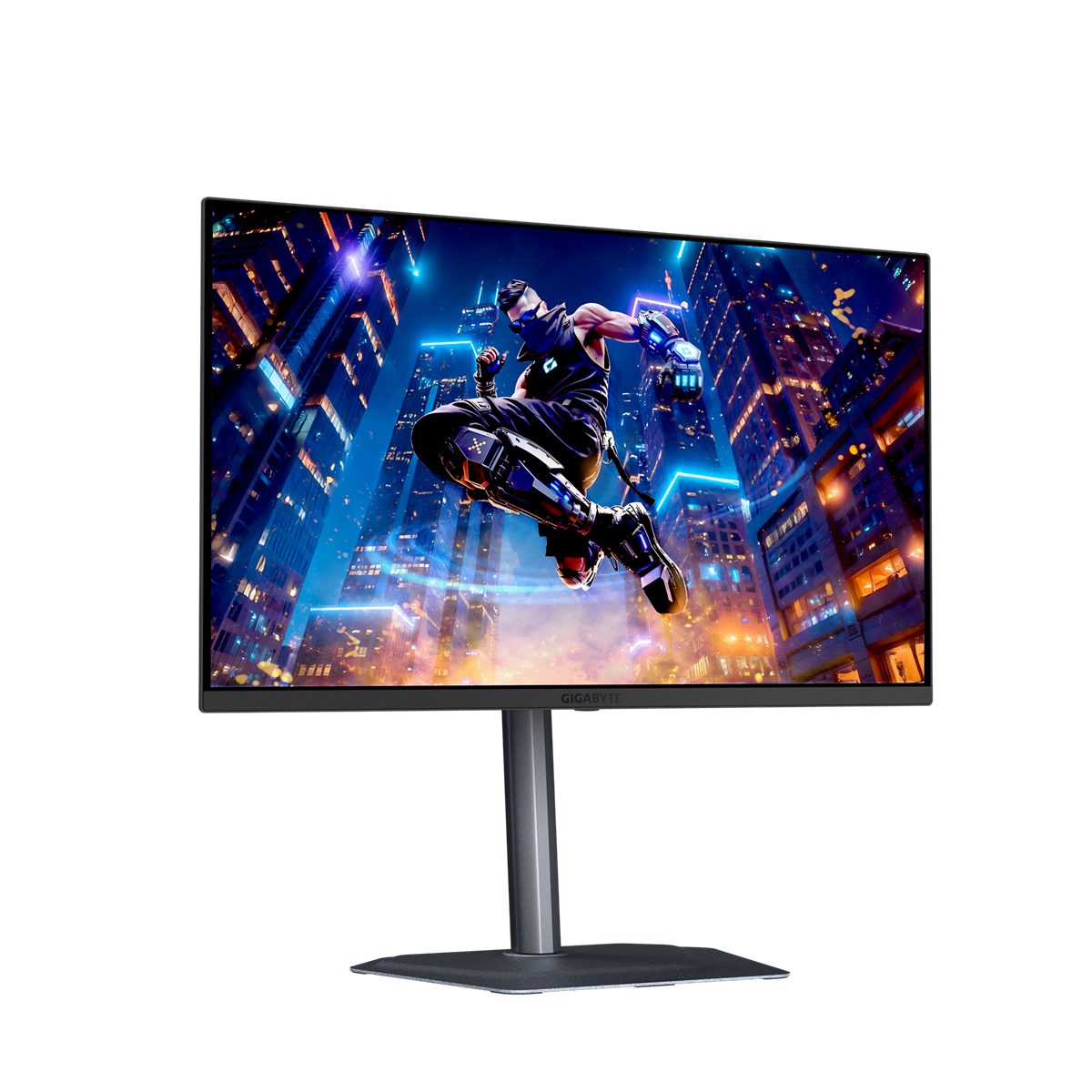 Gigabyte MO27Q3 Gaming-Monitor (67,8 cm/27 ", 2560 x 1440 px, QHD, 1 ms Reaktionszeit, 360 Hz, OLED, neig-, schwenk-, höhenverstellbar, Pivot, Lautsprecher)