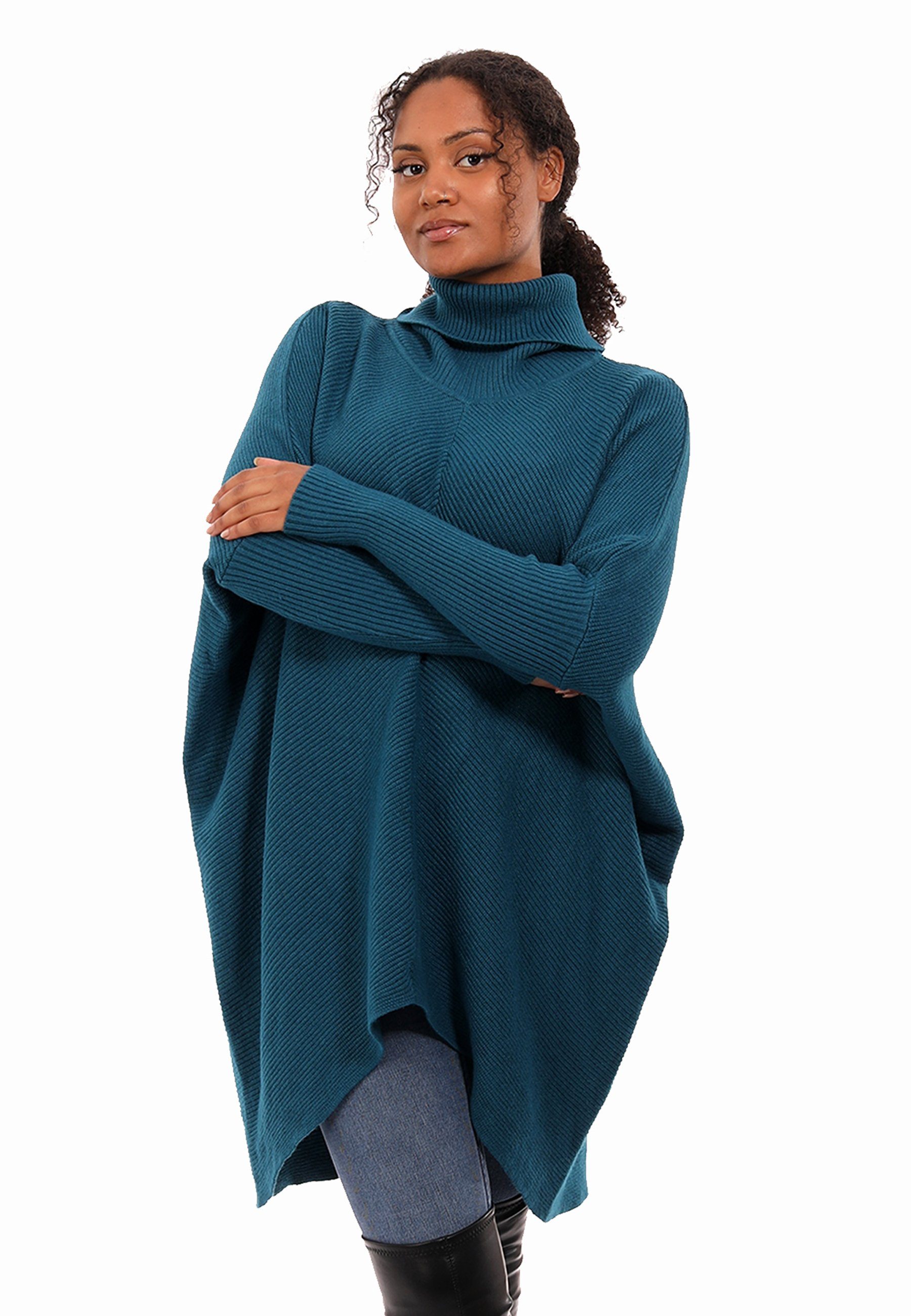 YC Fashion & Style Longpullover Strickpullover günstig online kaufen