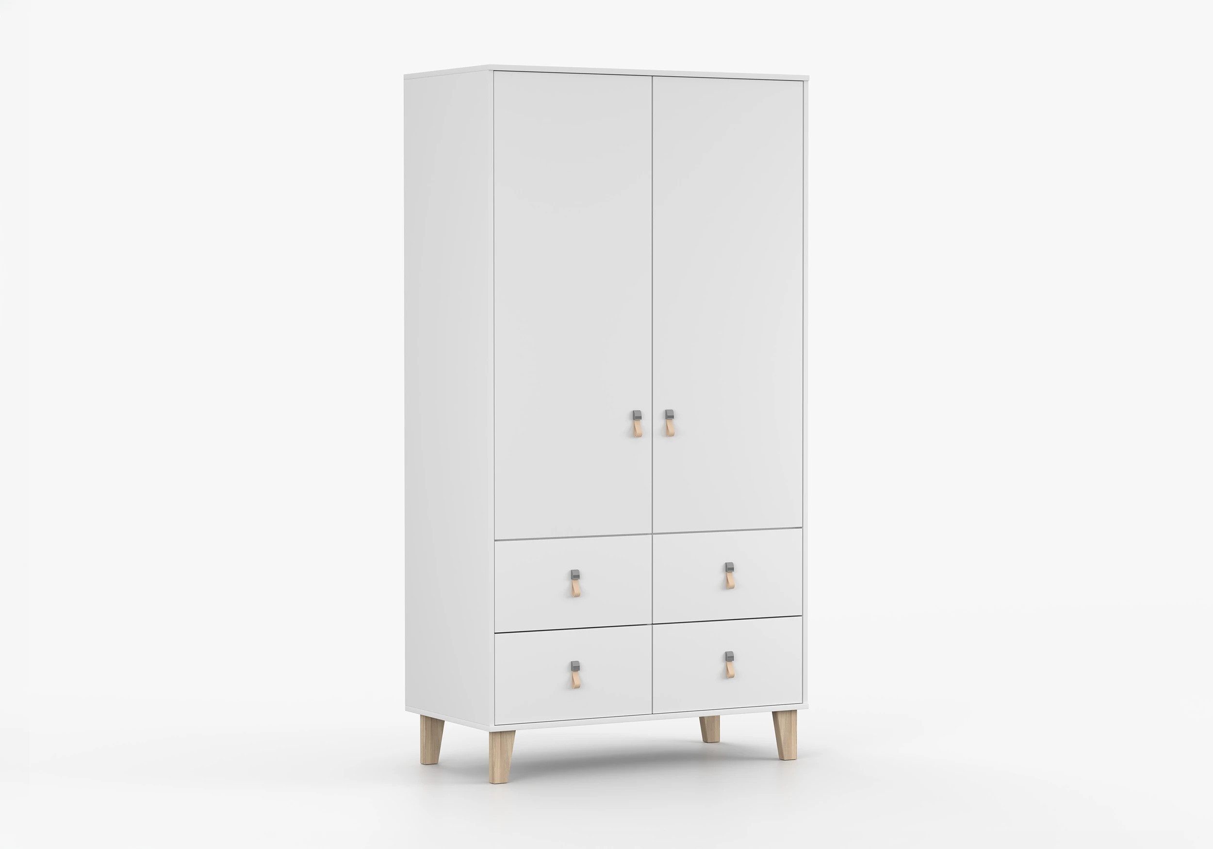 imoebel24 Drehtürenschrank FIGO 06 105 cm - Weiss günstig online kaufen