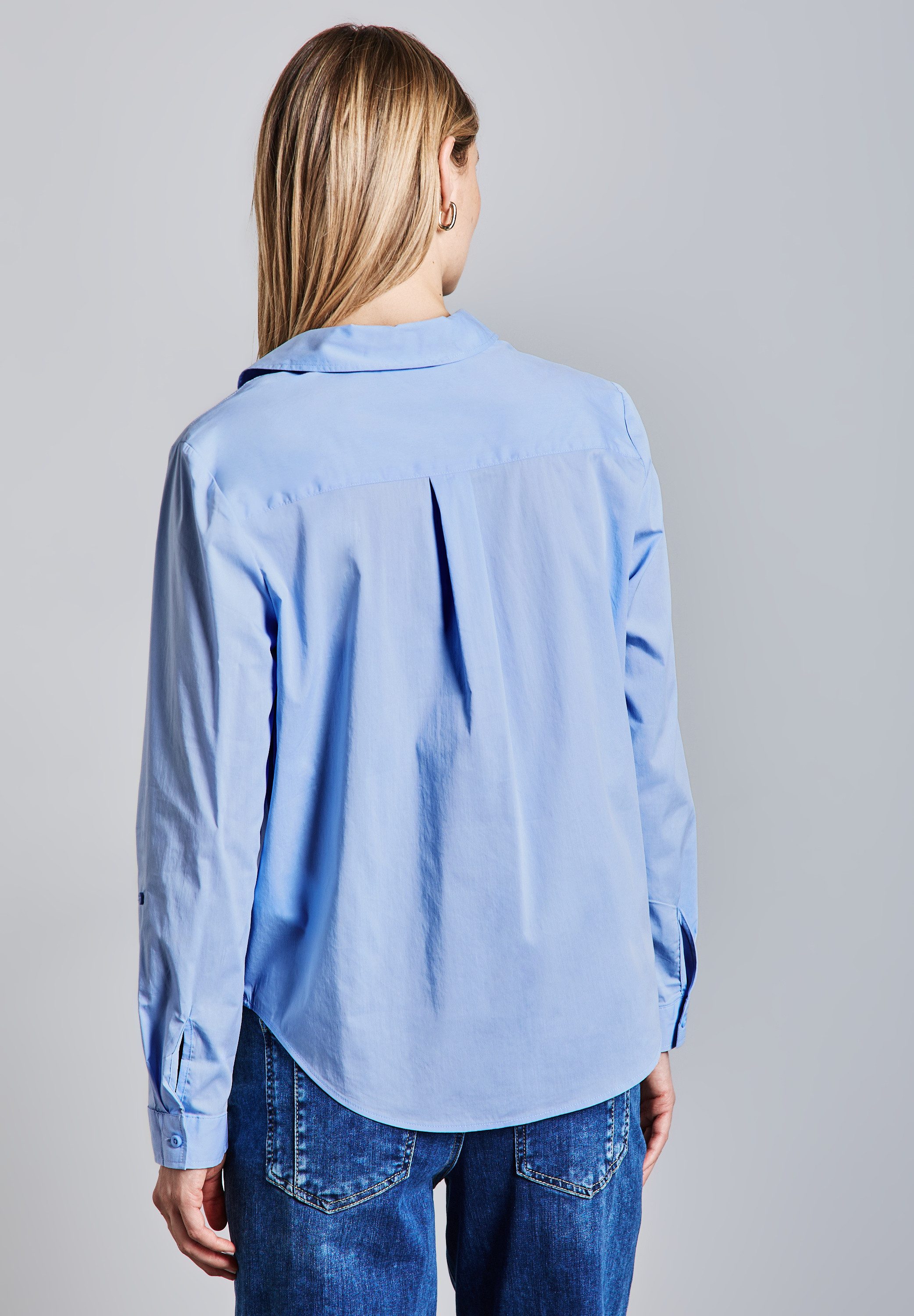 STREET ONE Langarmbluse im soften Baumwoll-Mix