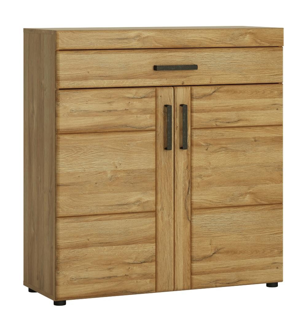 freiraum Garderoben-Set Cortina, (2-teilig), (2-teilig) Grandson Eiche - 93x190x38 BxHxT