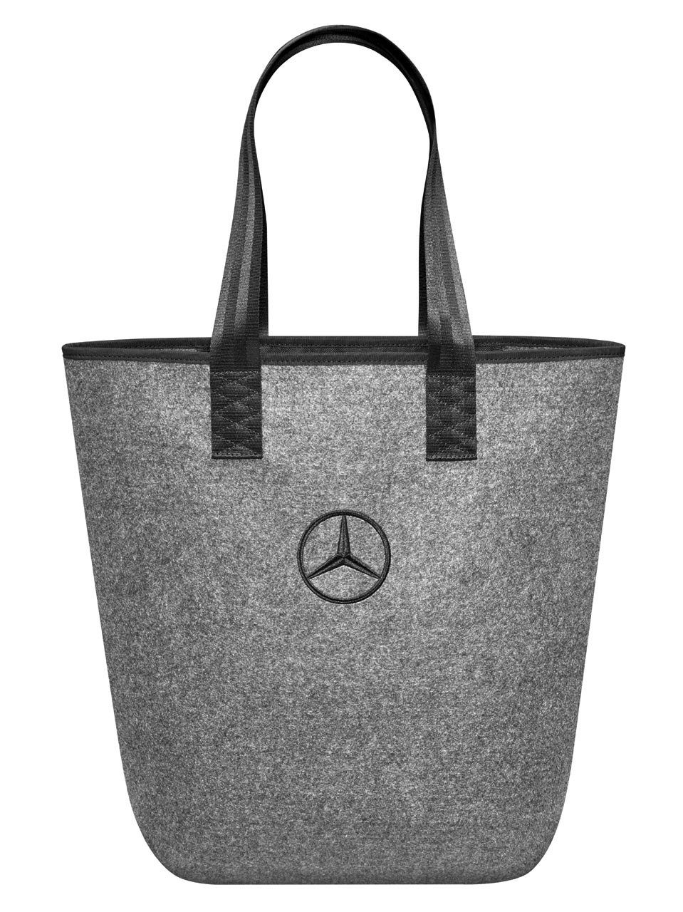 Mercedes Benz Tragetasche Einkaufstasche grau / schwarz, 100% Polyester, B66952989