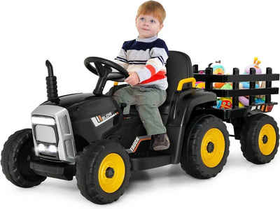KOMFOTTEU Elektro-Kinderauto Traktor, 30 kg Belastbarkeit, ab 3 Jahre