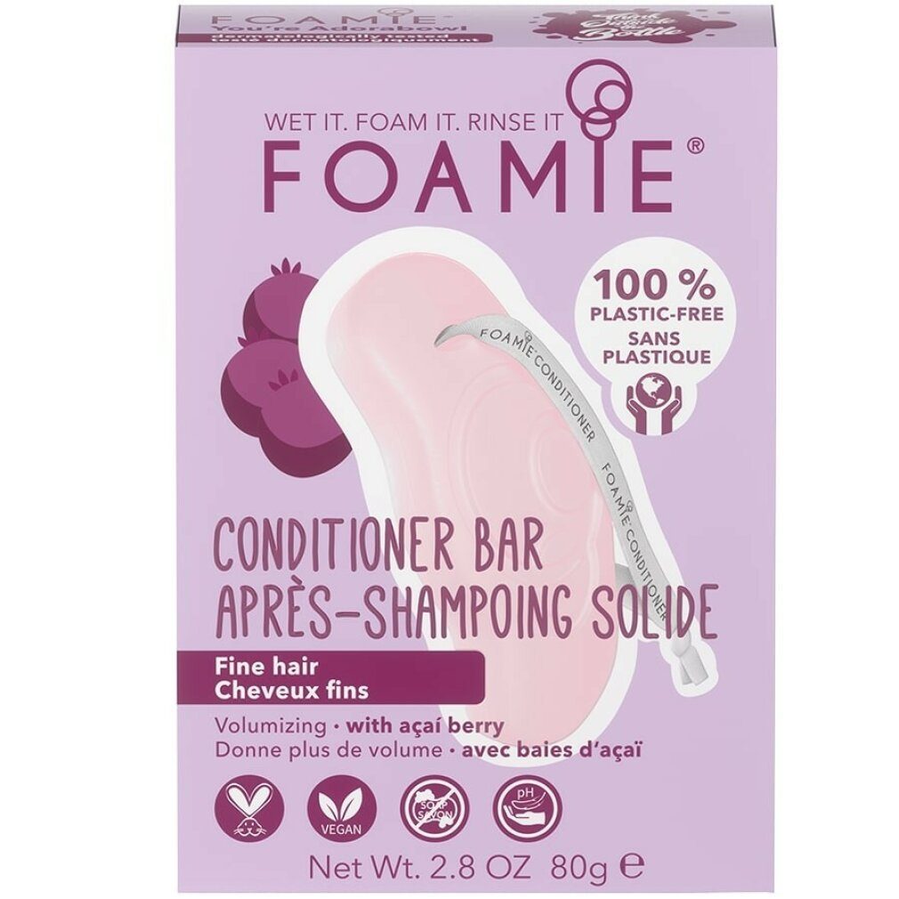 FOAMIE Haarspülung You`re Adorabowl Haarspülung Bar für Volumen 80 g