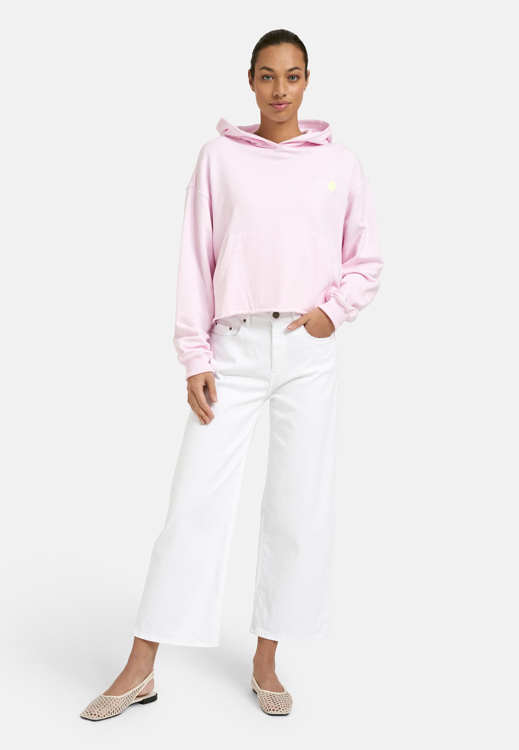 Smith & Soul Kapuzensweatshirt mit offenem Saum
