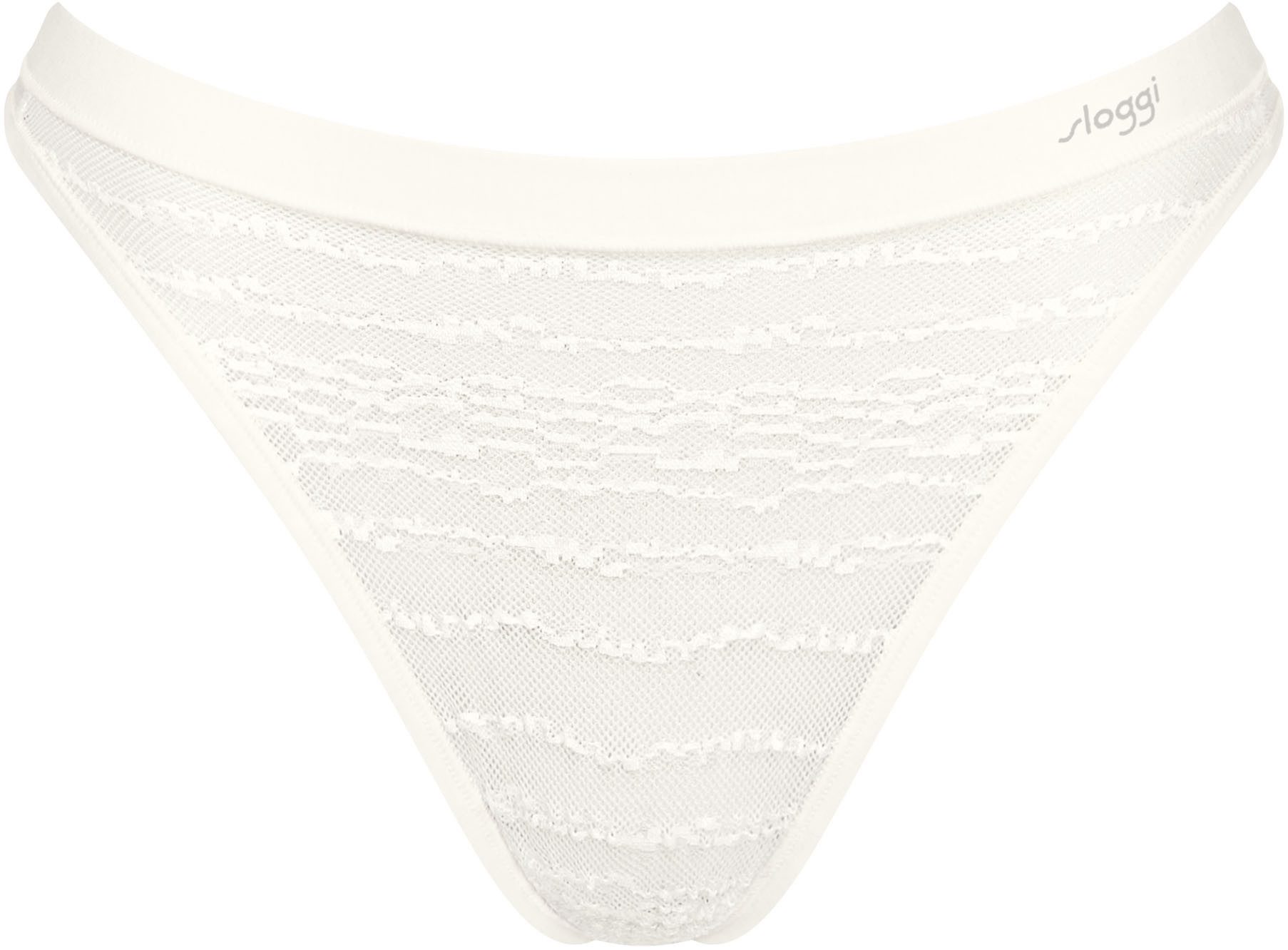 sloggi String FREE Evolve super weich, dehnfähig, Spitzendetails