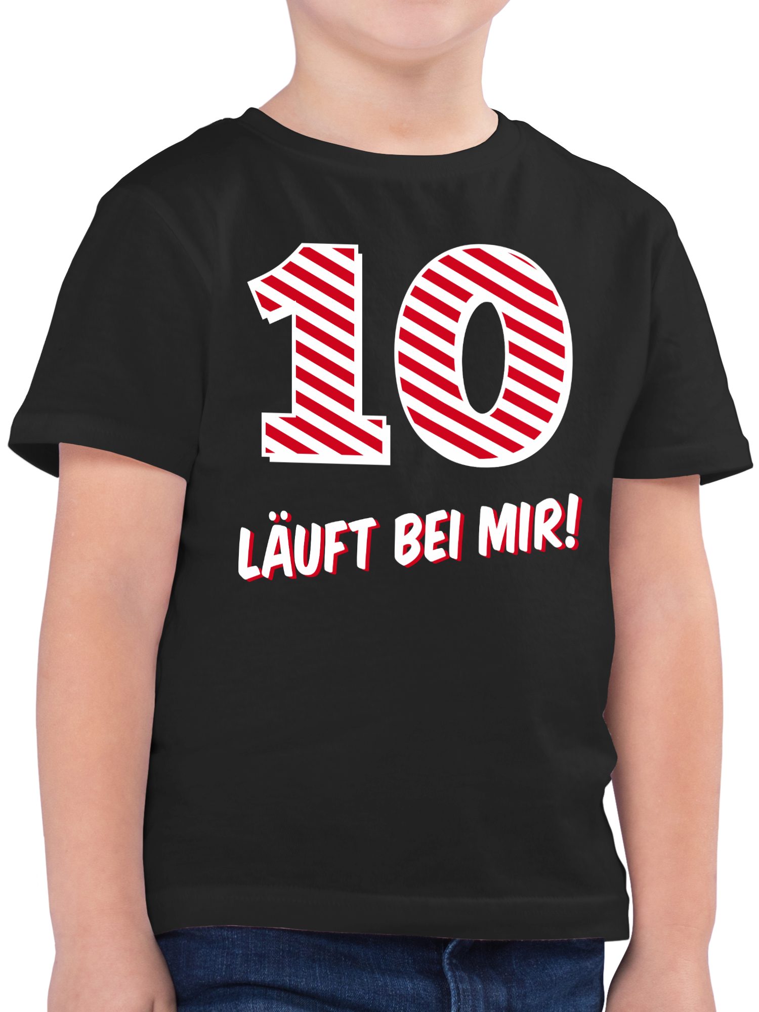 Shirtracer TShirt »10. Geburtstag läuft bei mir Geburtstag Kind