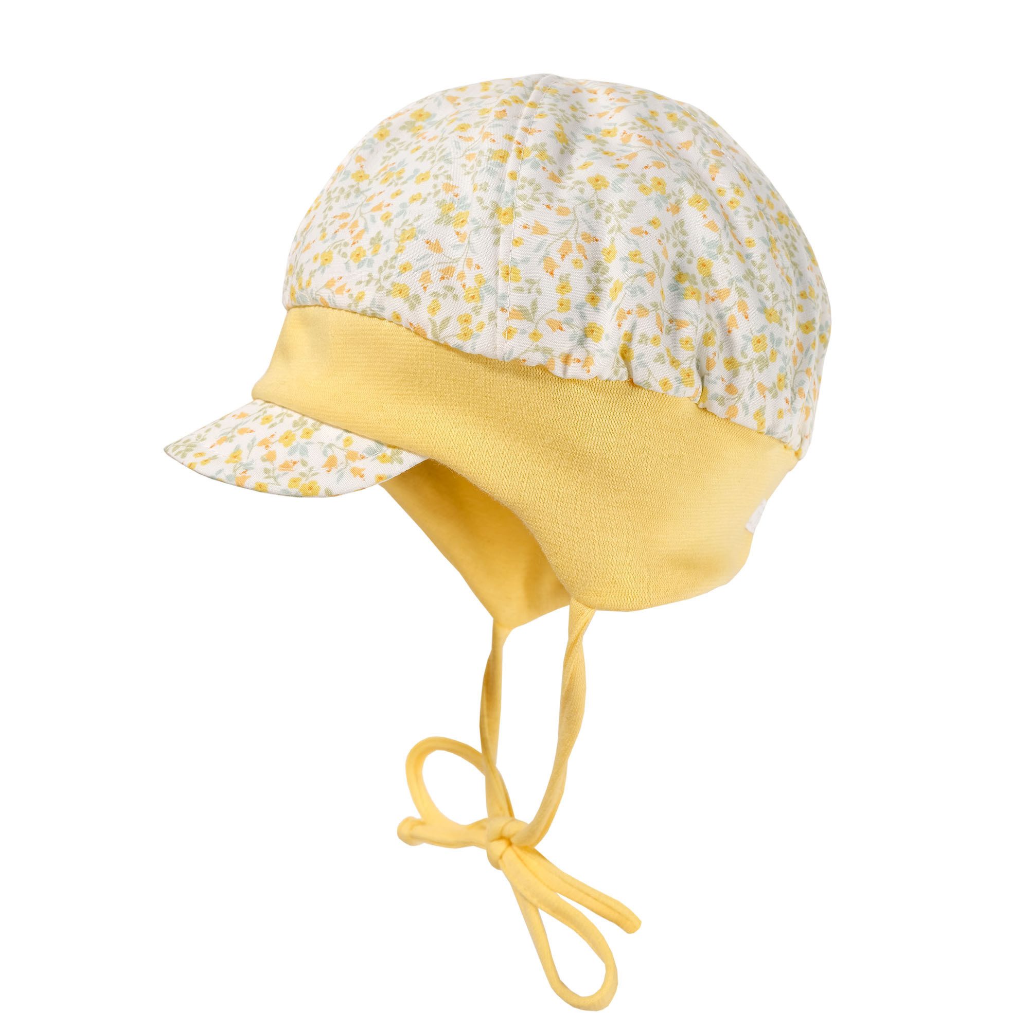 Schirmmütze BABY GIRL-Schildmütze, Druck Bindeband, Jerseybund, Futter, UV 50